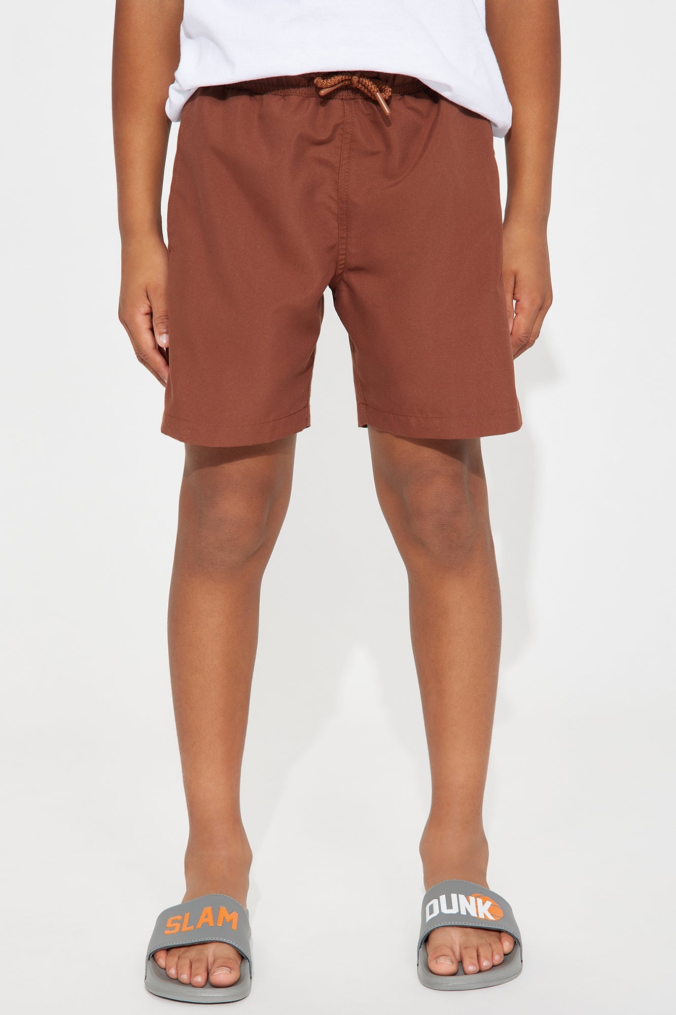 Mini Montez stretch swim trunk - Chocolate