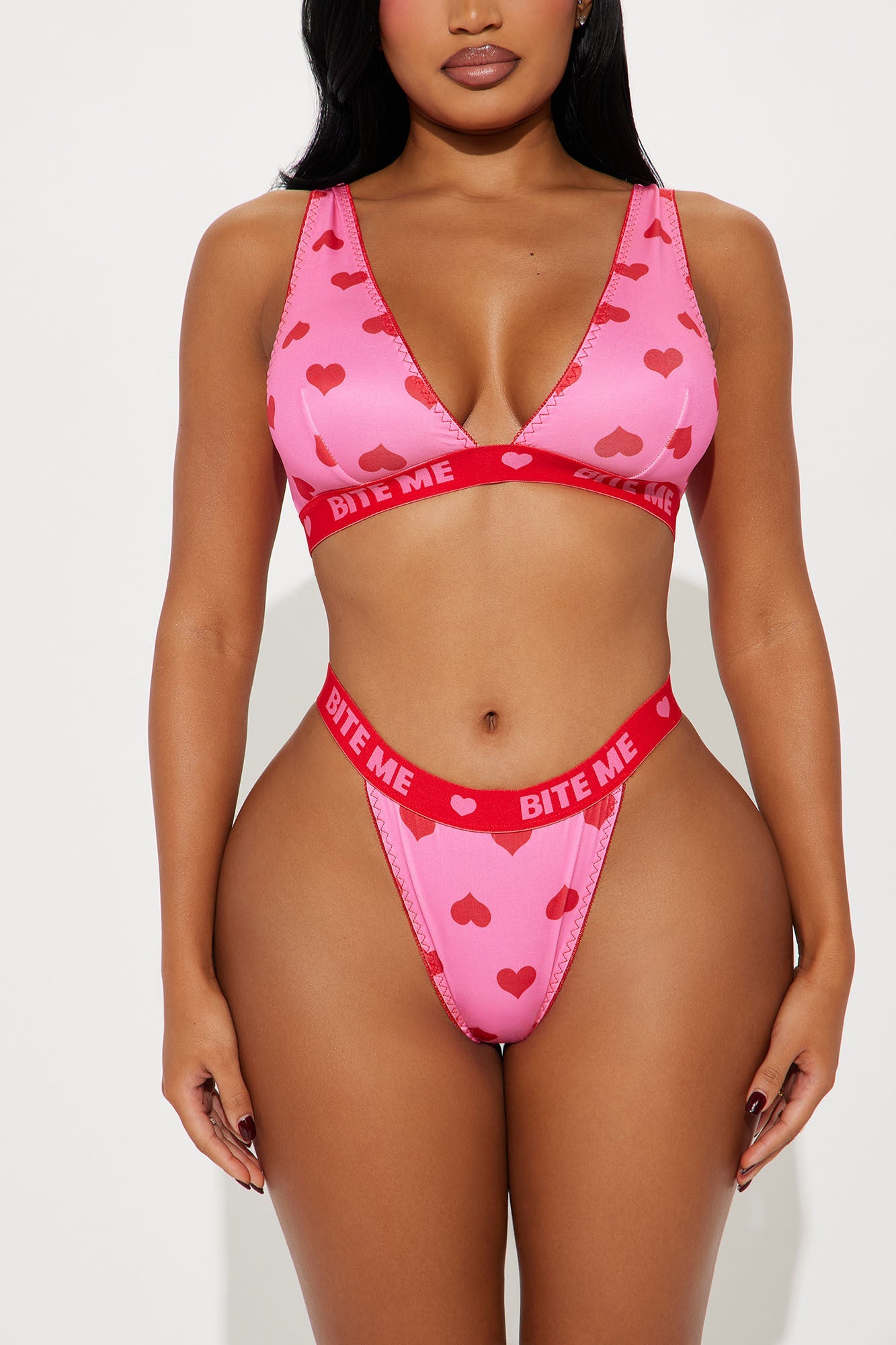Stassi Heart Breaker 2 Piece Set - Pink/combo
