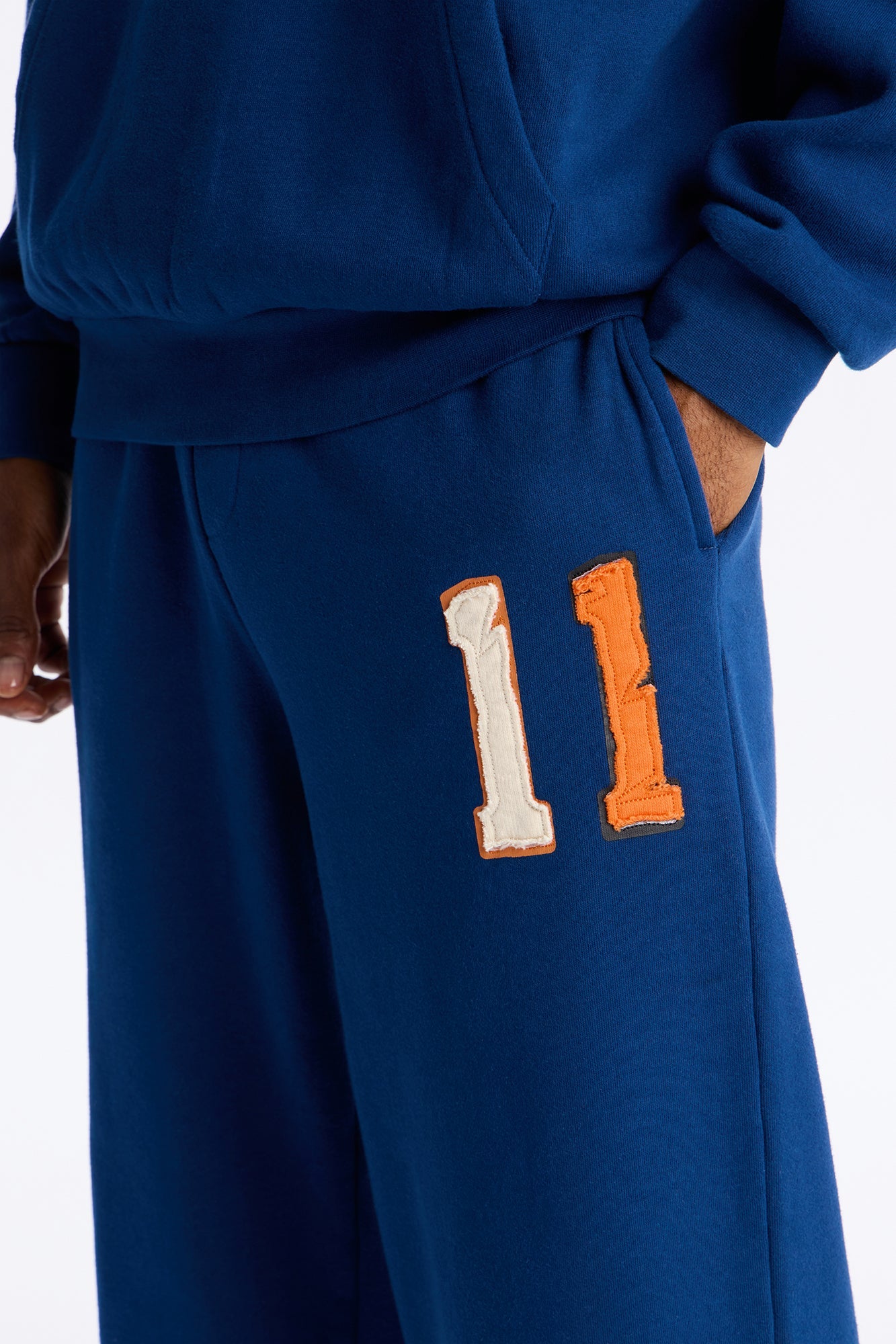 Broadway Patch Sweatpants - Navy