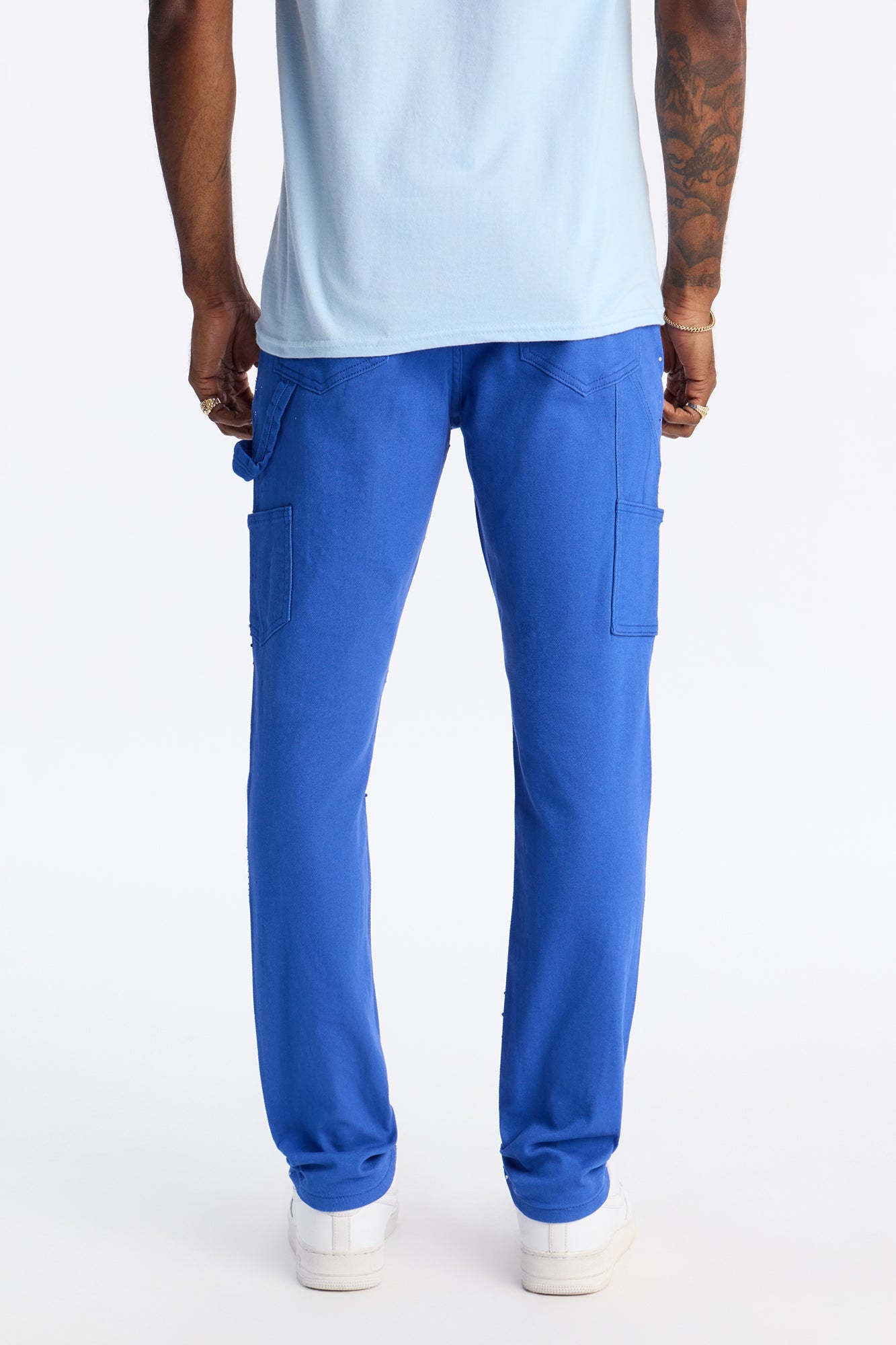 Skinny Inferno Embellished Pant - Blue