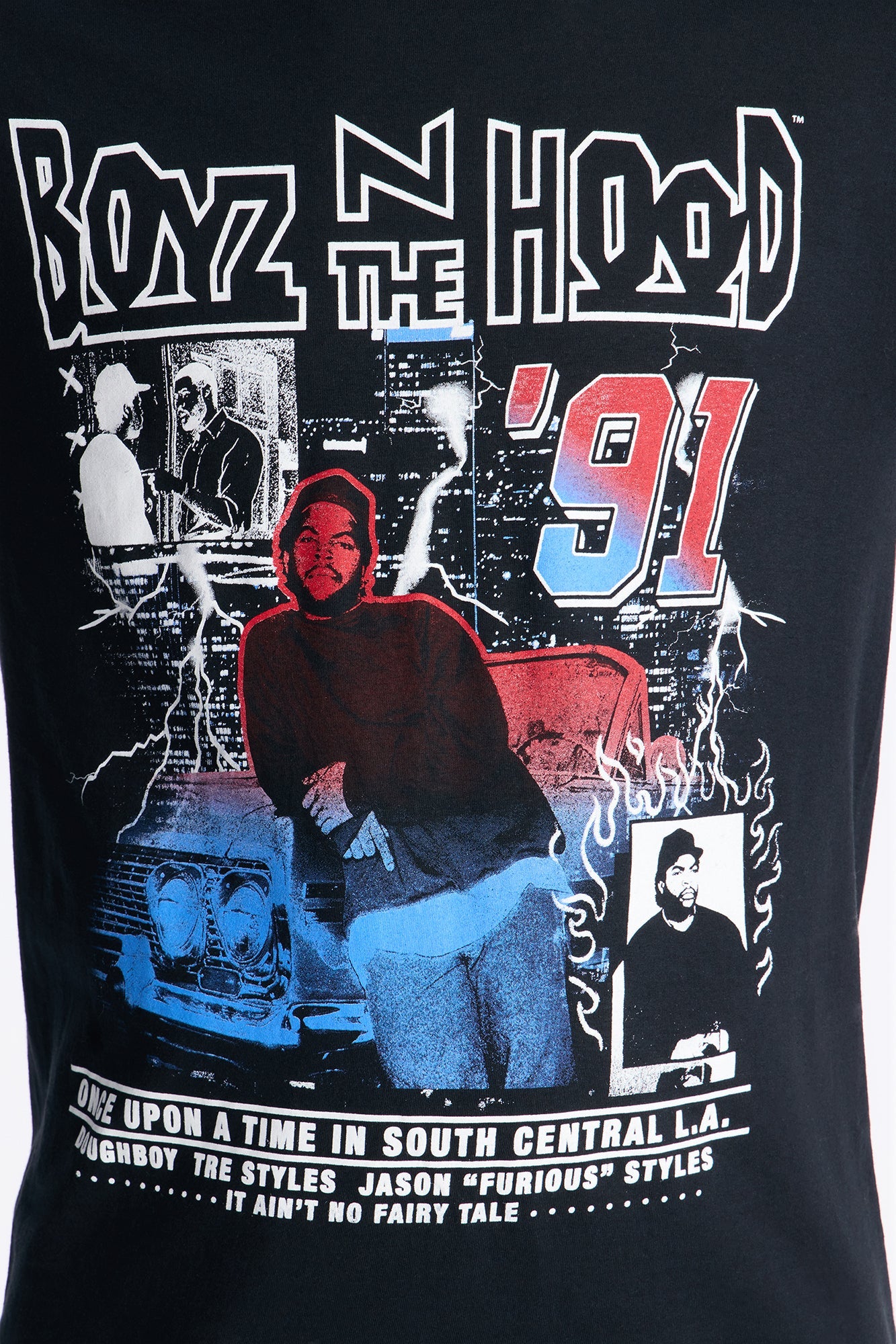 Boyz N The Hood Once Upon A Time Long Sleeve Tee - Black