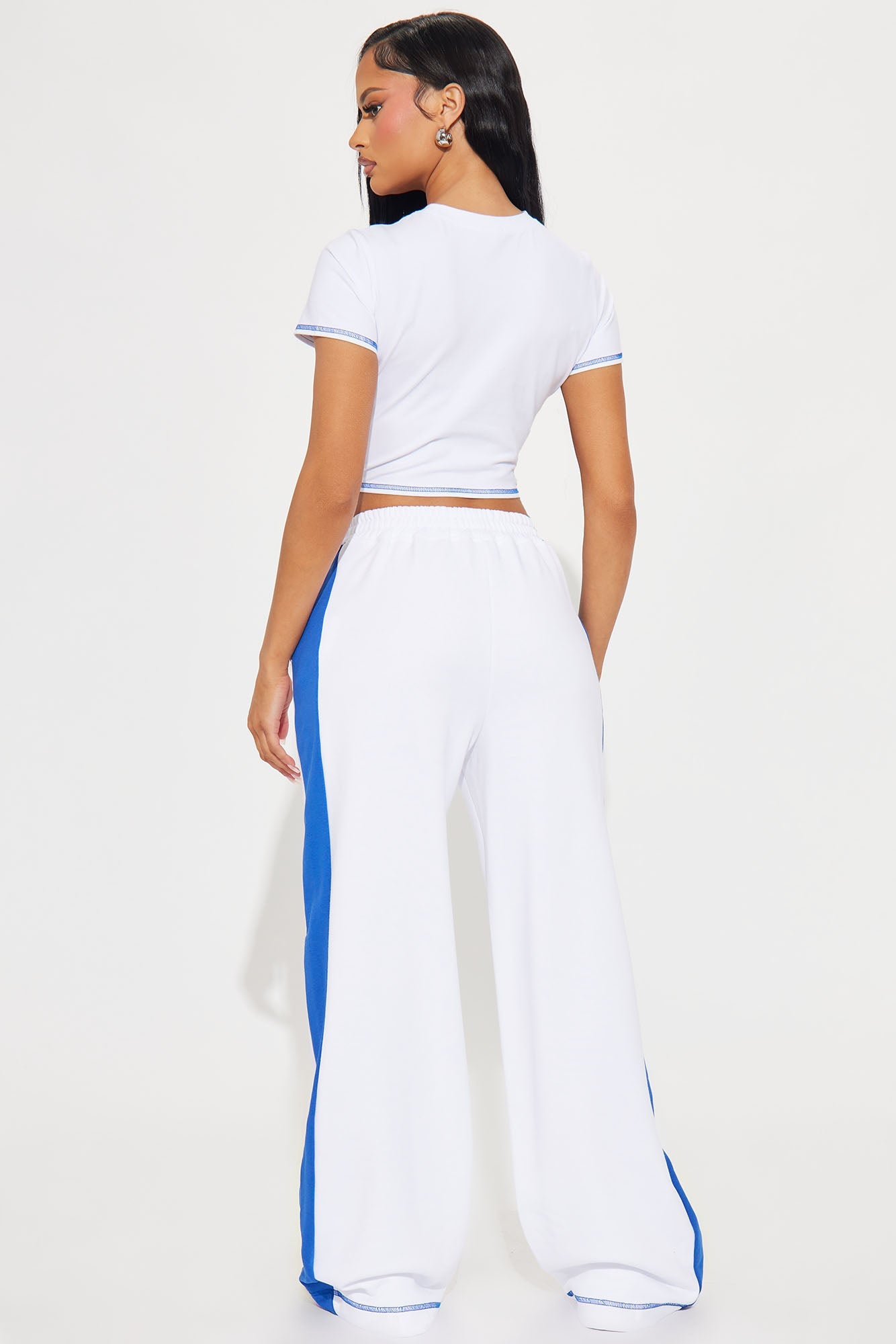 Boarding Soon Pant Set - White/combo