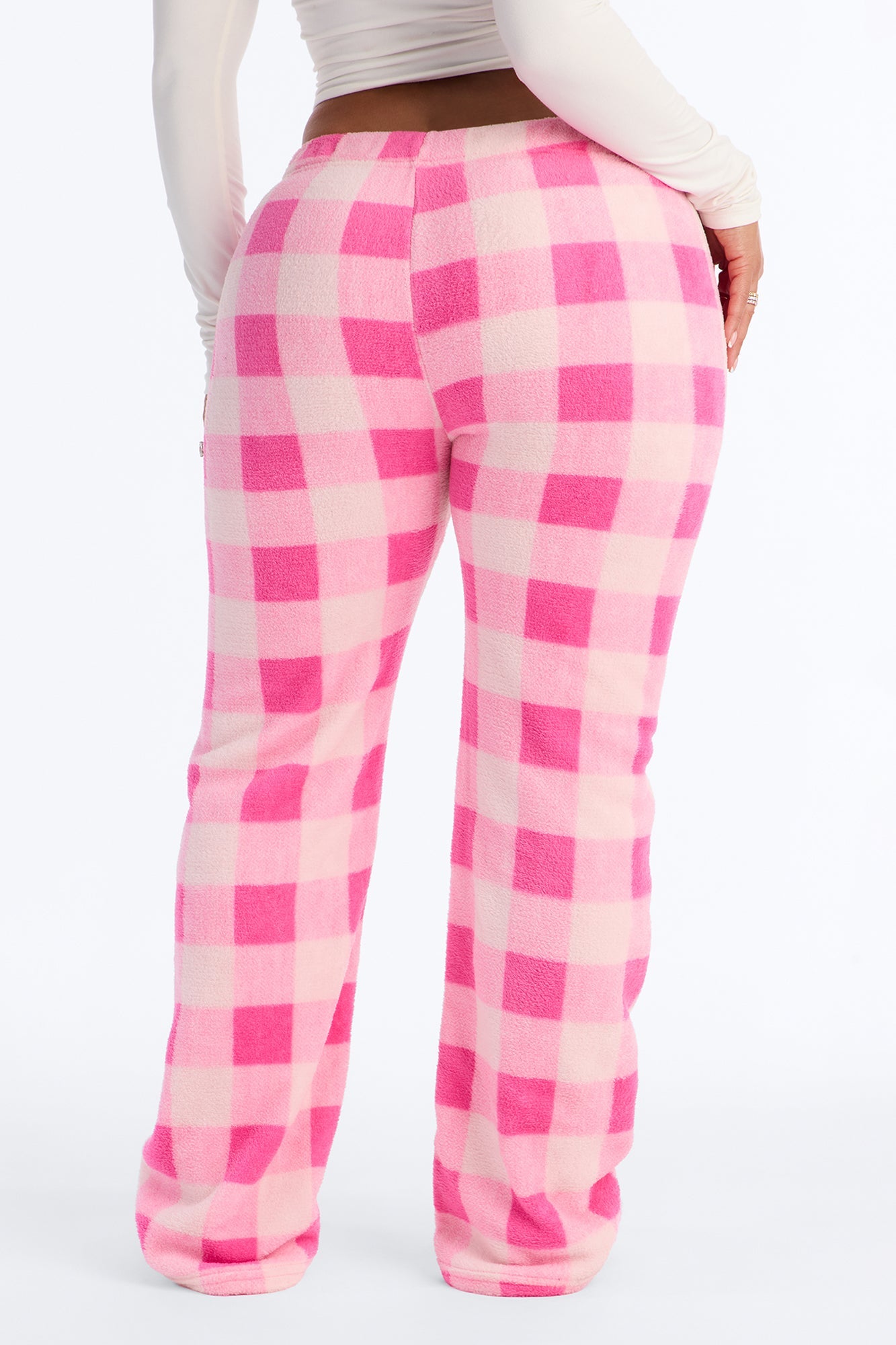 Cozy Nights Plush PJ Pants - Pink/combo