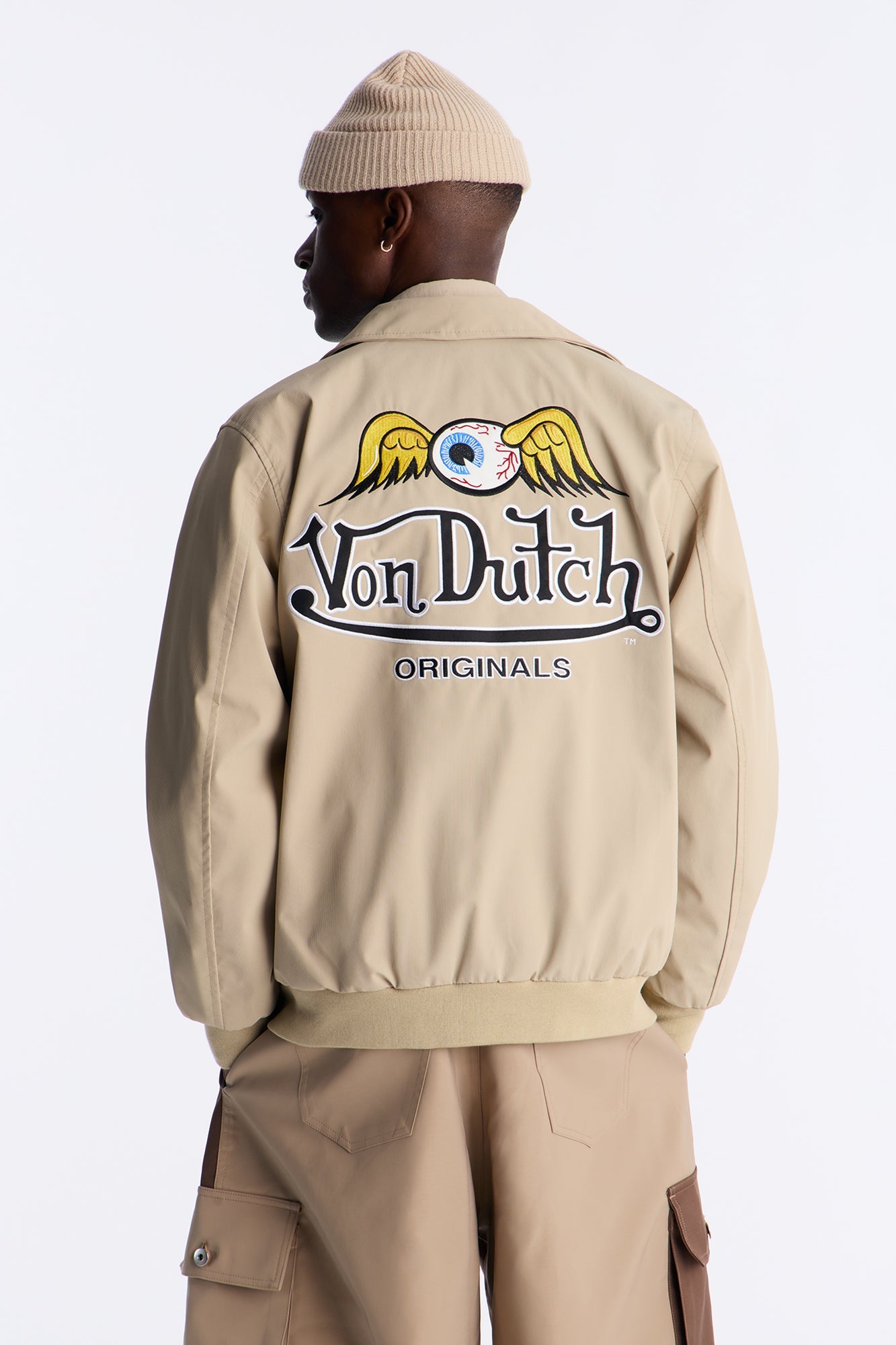 Von Dutch Kulture Bomber Jacket - Khaki