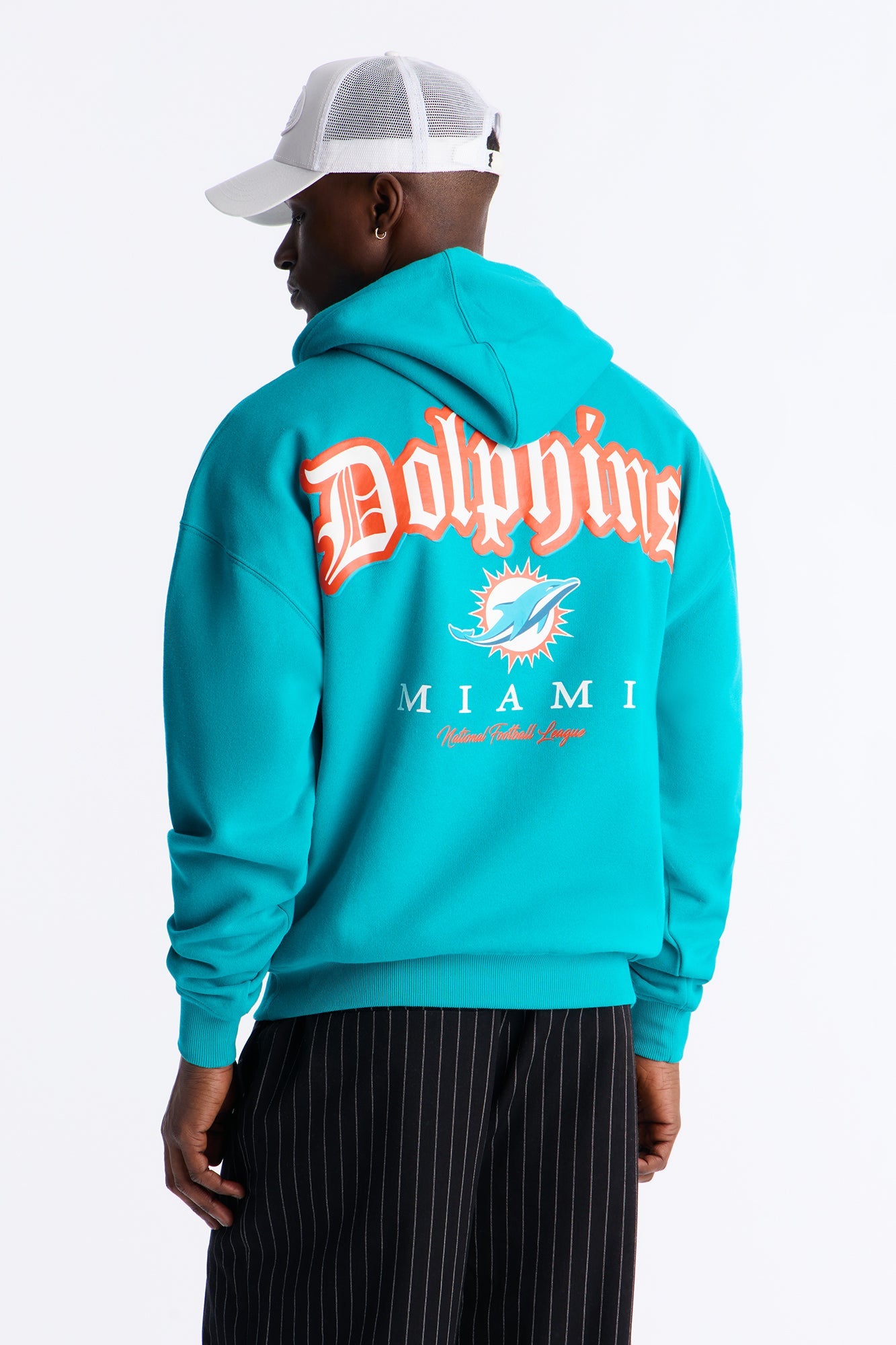 Dolphins Original English Hoodie - Teal