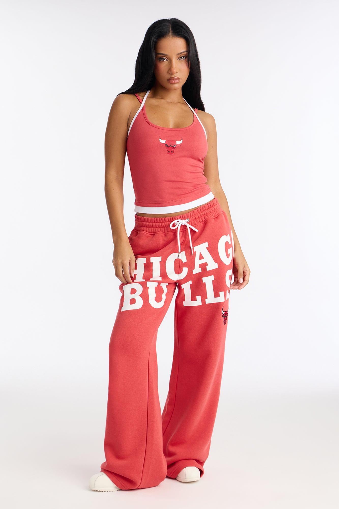 NBA Chicago Bulls Wide Leg Pant - Red