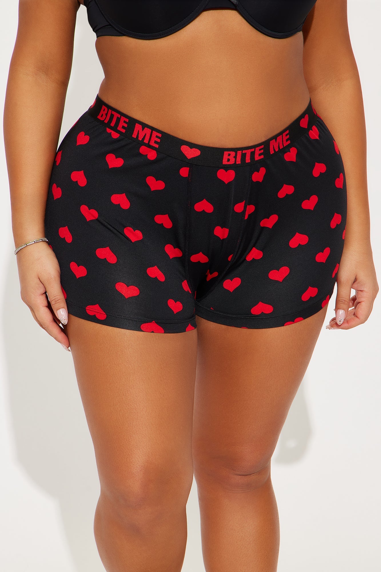 Sami Heart Breaker Boxer - Black/Red