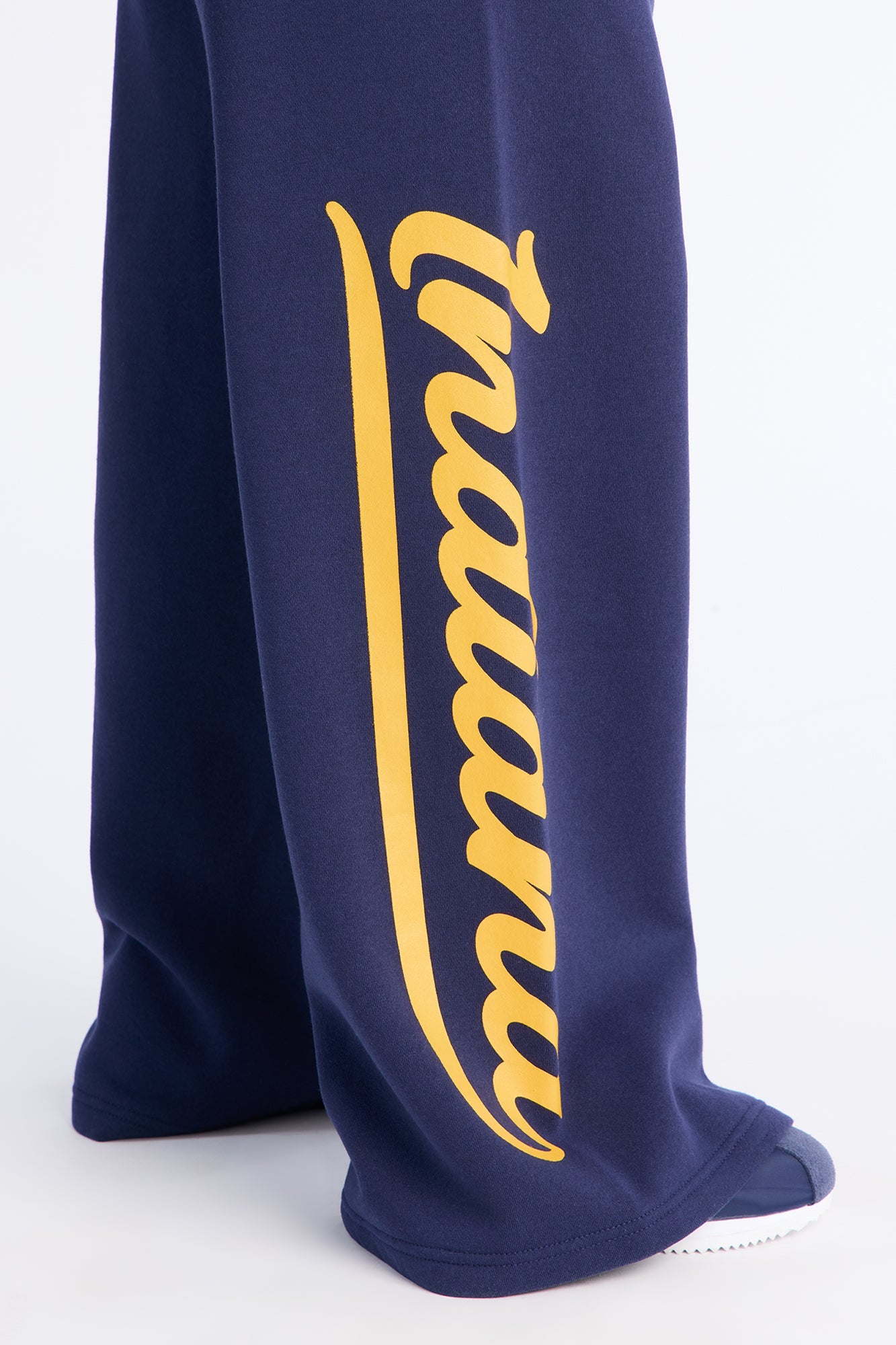 NBA Indiana Pacers Fleece Wide Leg Pants - Navy