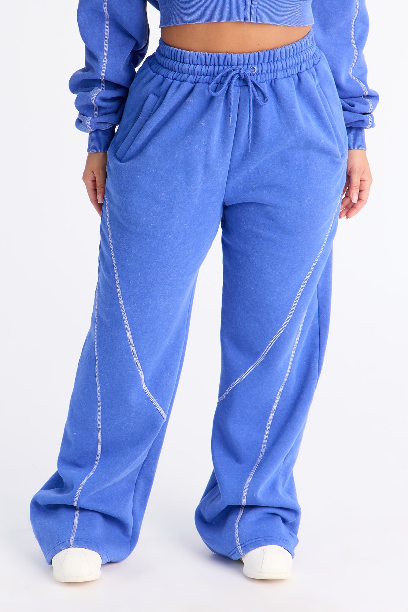 Norah Washed Lounge Pant - Blue