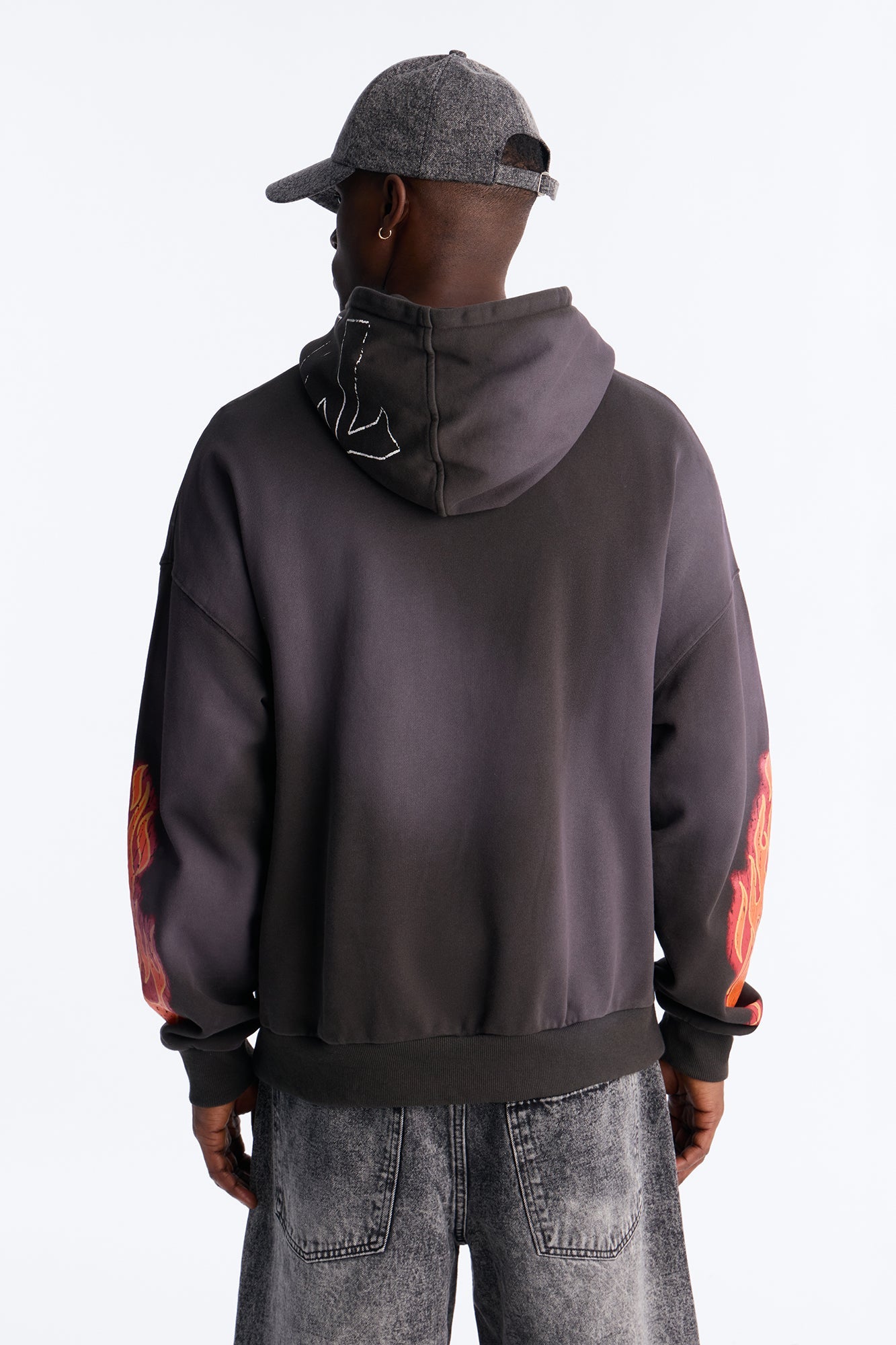 Dope Dreams Oversized Hoodie - Black Wash