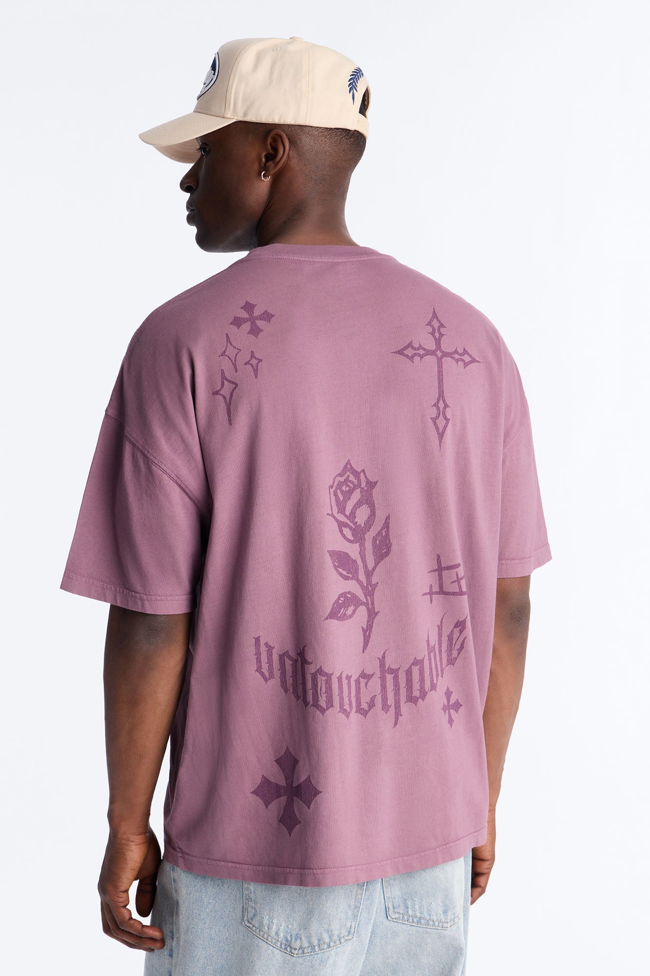 Relentless Untouchable Oversized Short Sleeve Tee - Purple
