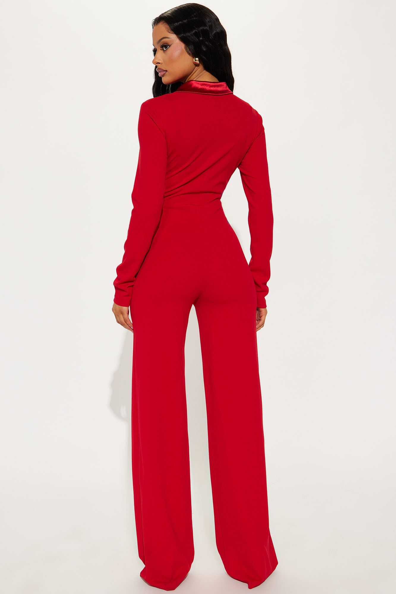 Best Wishes Jumpsuit - Red
