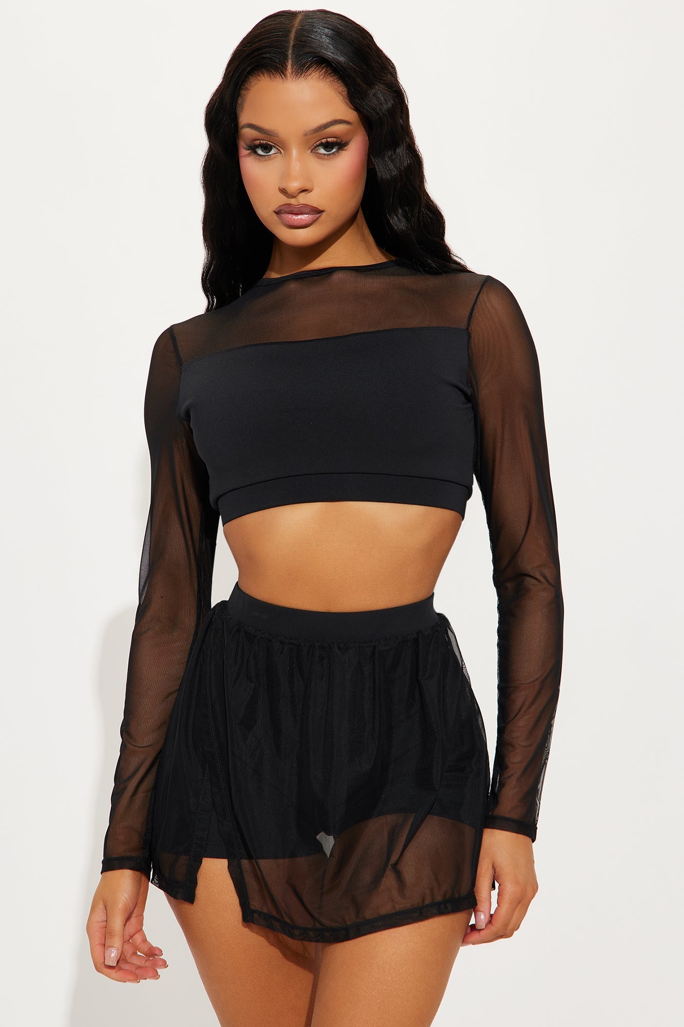 Pilates Glow Active Top - Black
