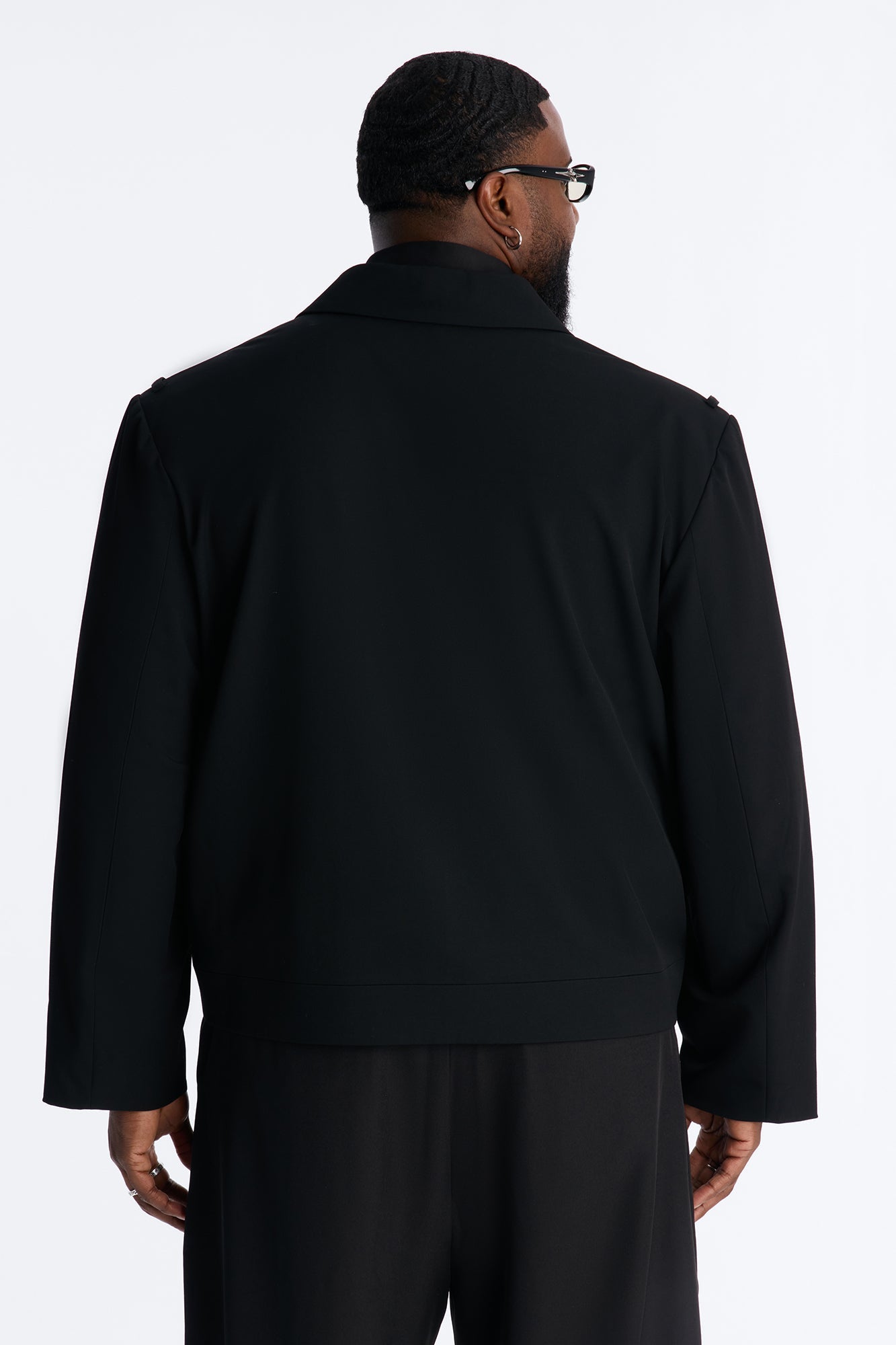Merged Worlds Detailed Jacket - Black