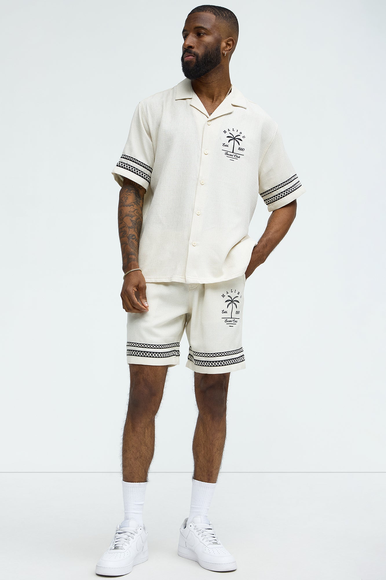 Zephyr Relaxed Shorts - Off White