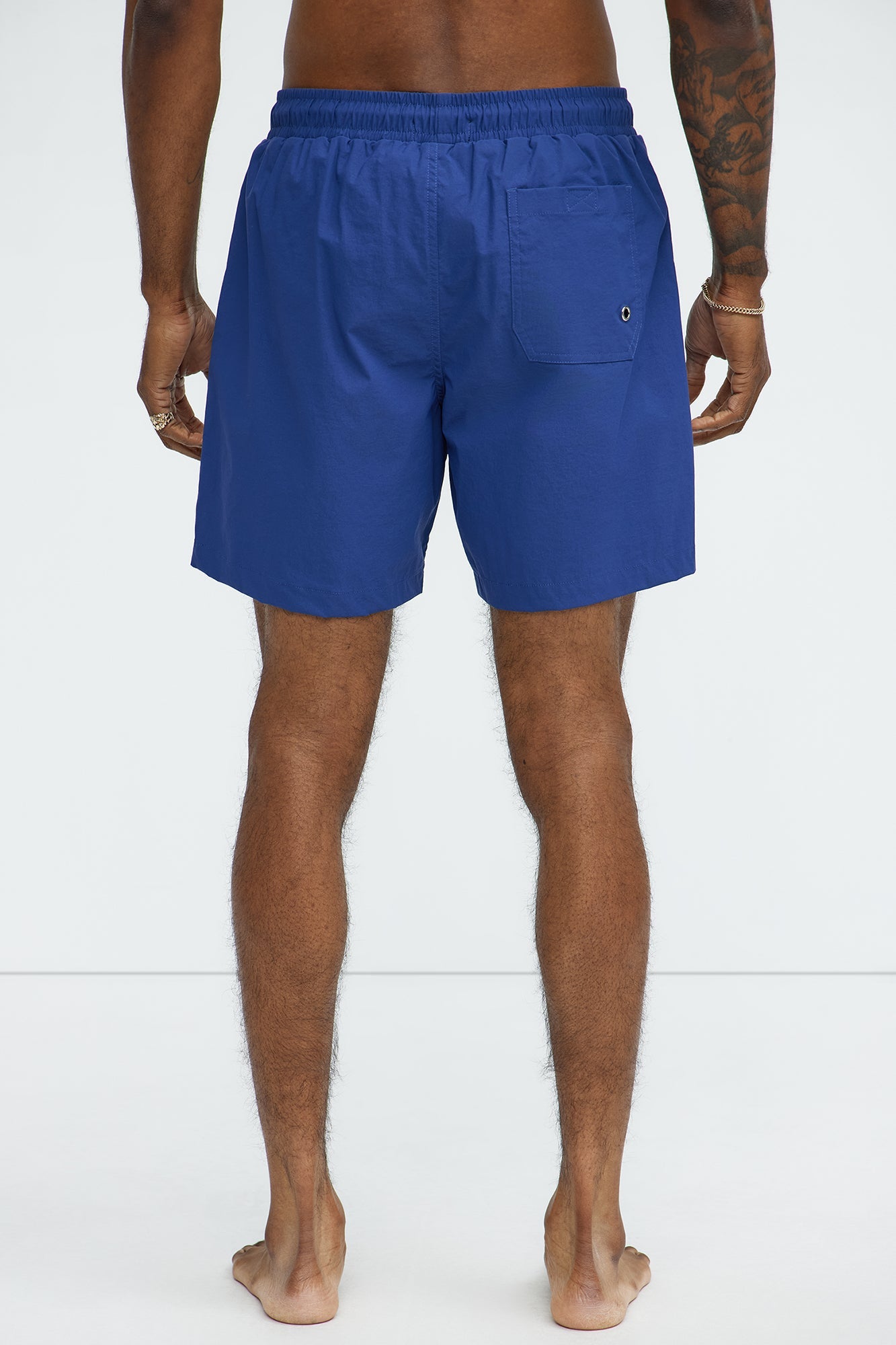Montez Stretch Swim Trunk 7″ - Navy