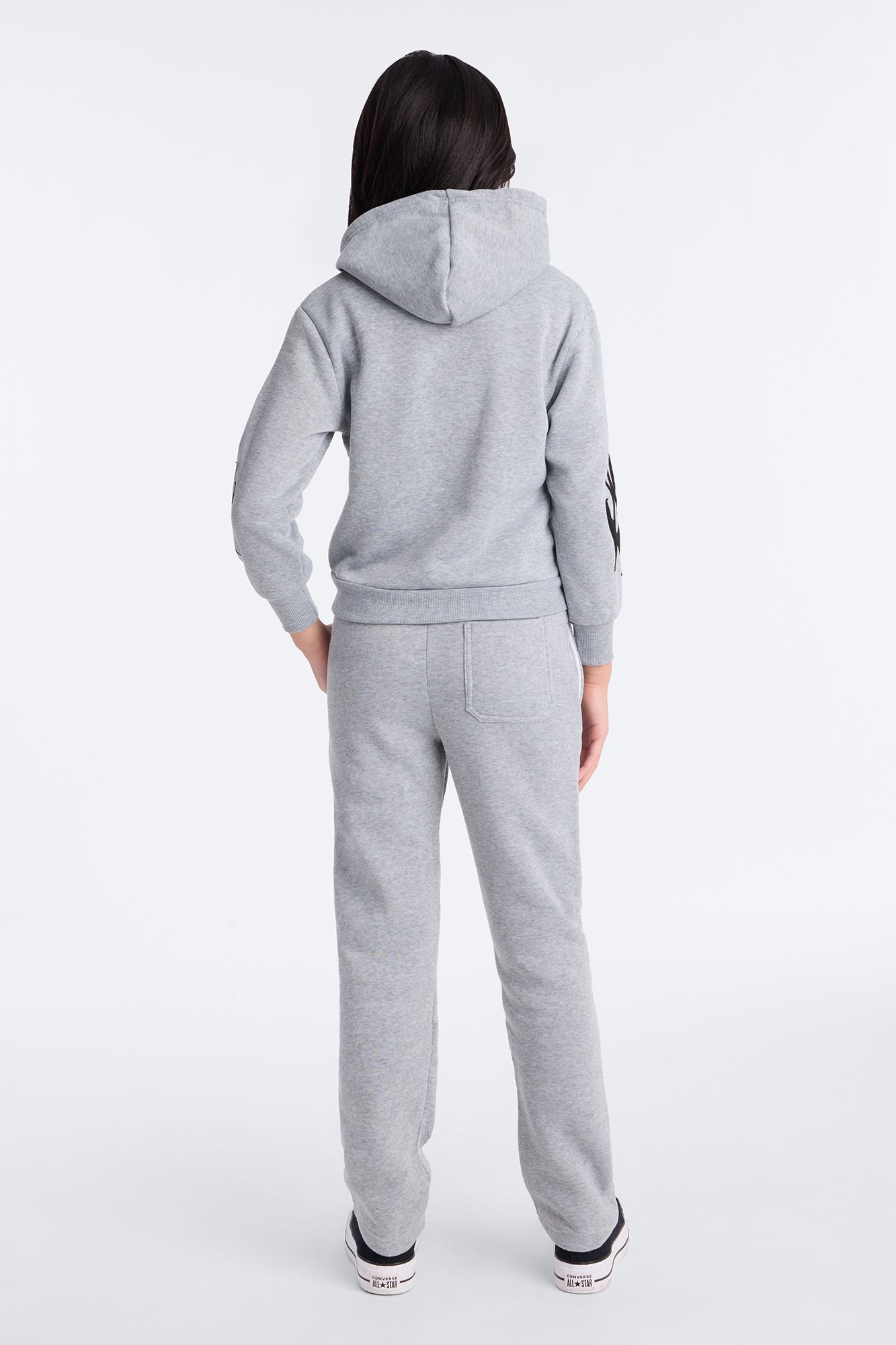 Mini The One Wide Leg Pant Set - Heather Grey