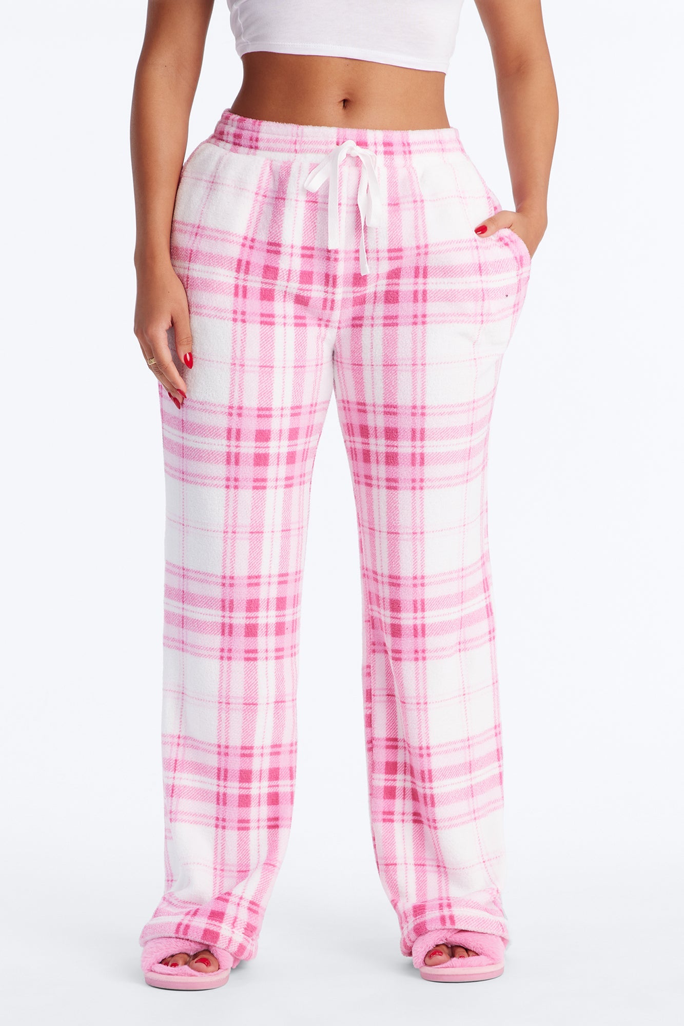 What A Dream Plush PJ Pants - Pink