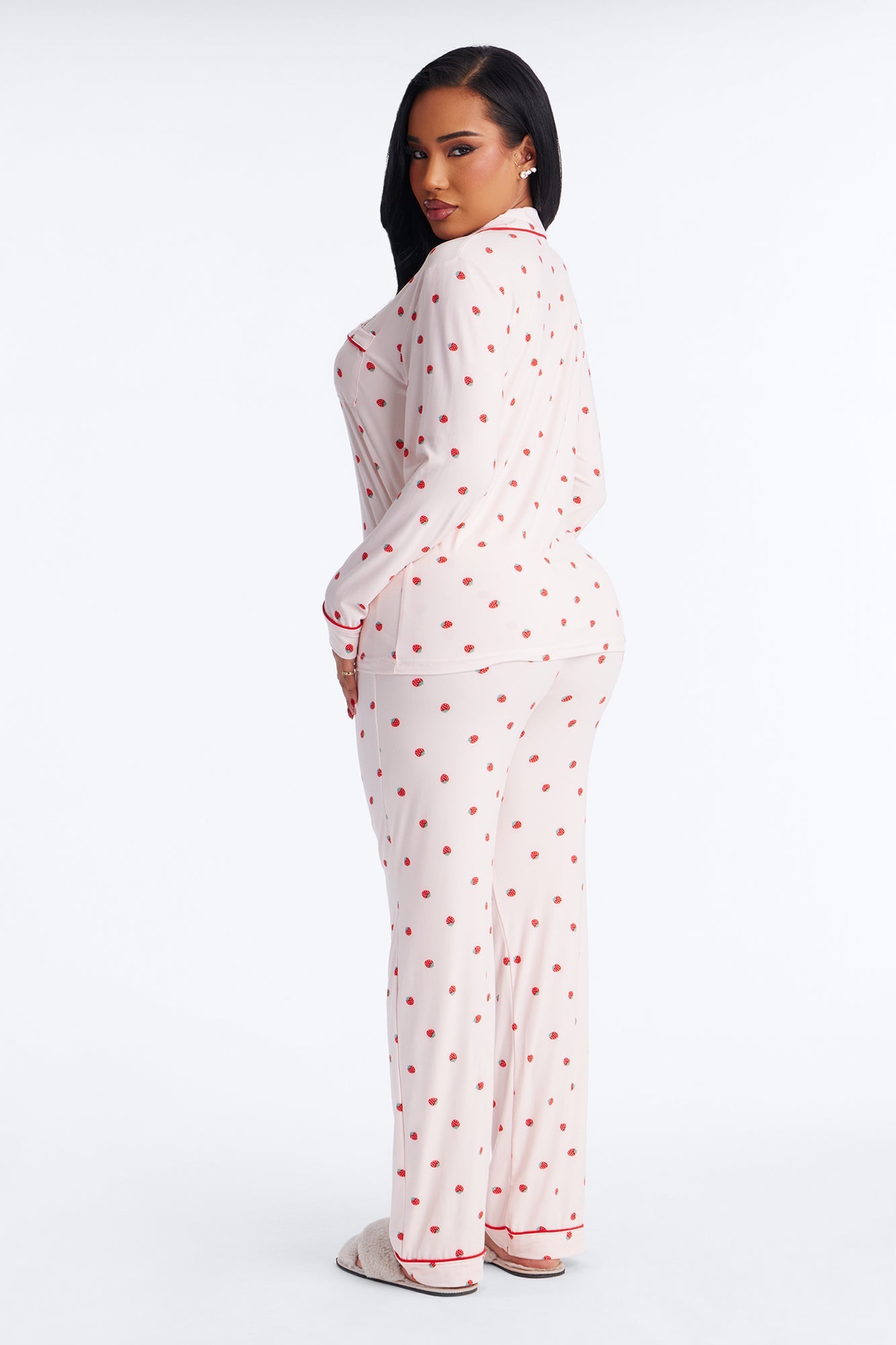 Sweetest Berry Long Sleeve PJ Pant Set - Pink/combo