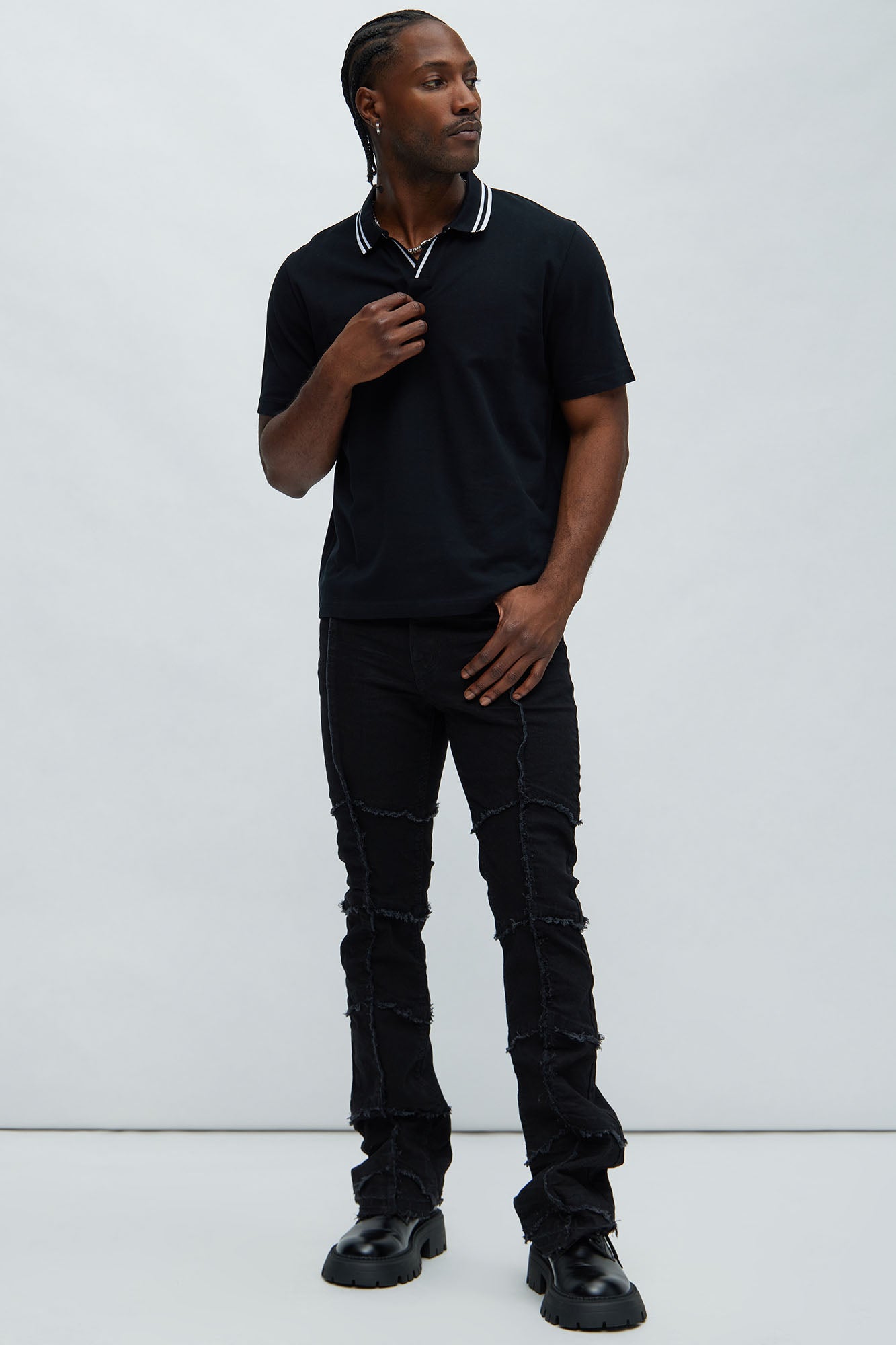 Jaxon Short Sleeve Polo - Black
