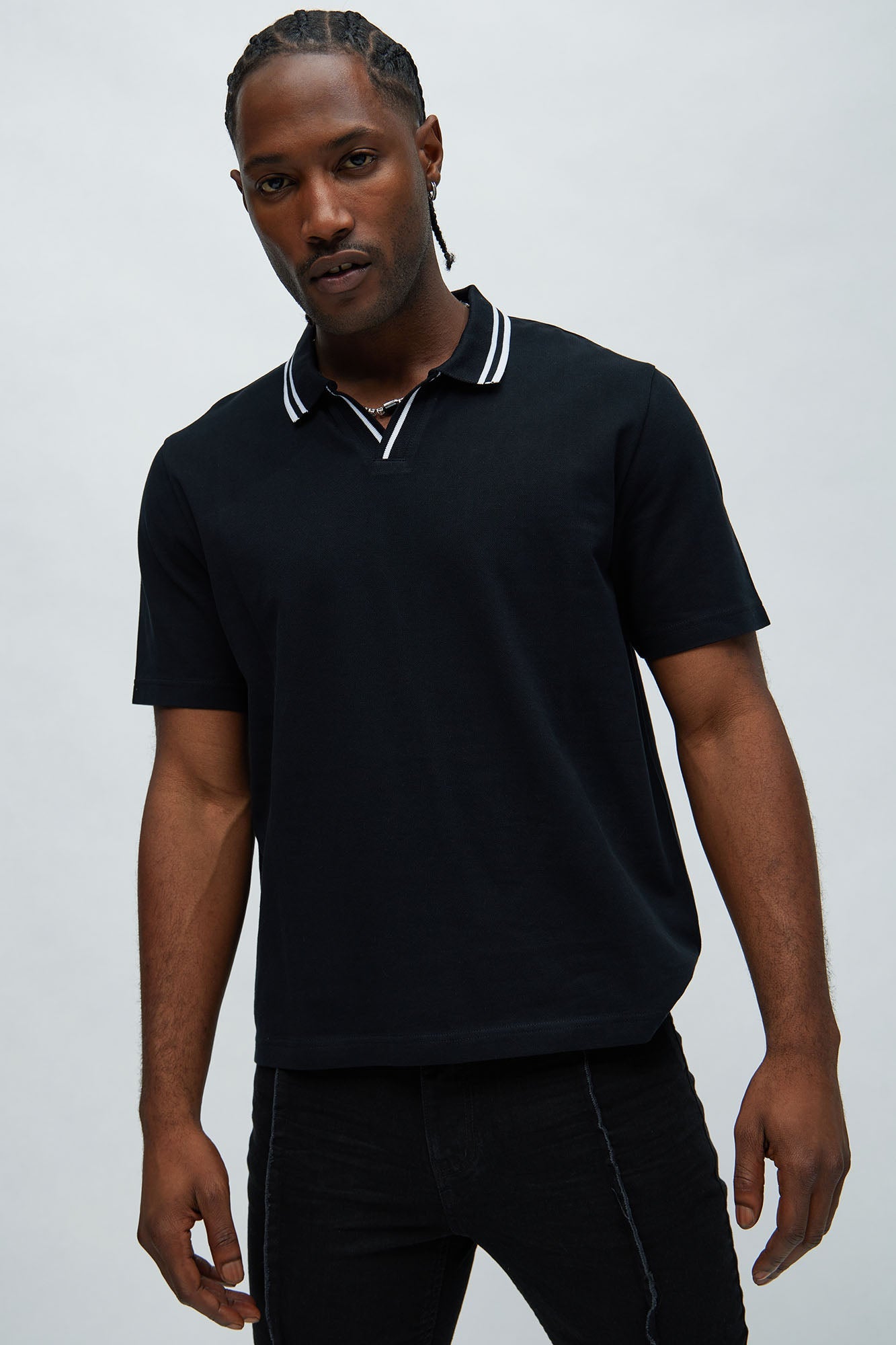 Jaxon Short Sleeve Polo - Black