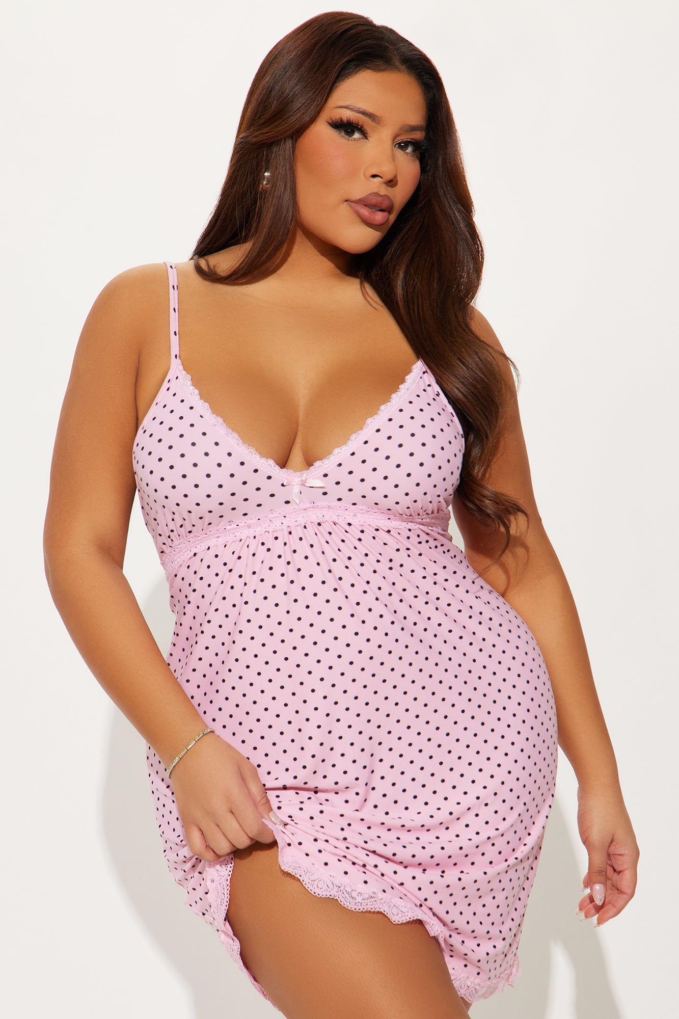 Endless Dreams PJ Sleep Dress - Pink/combo
