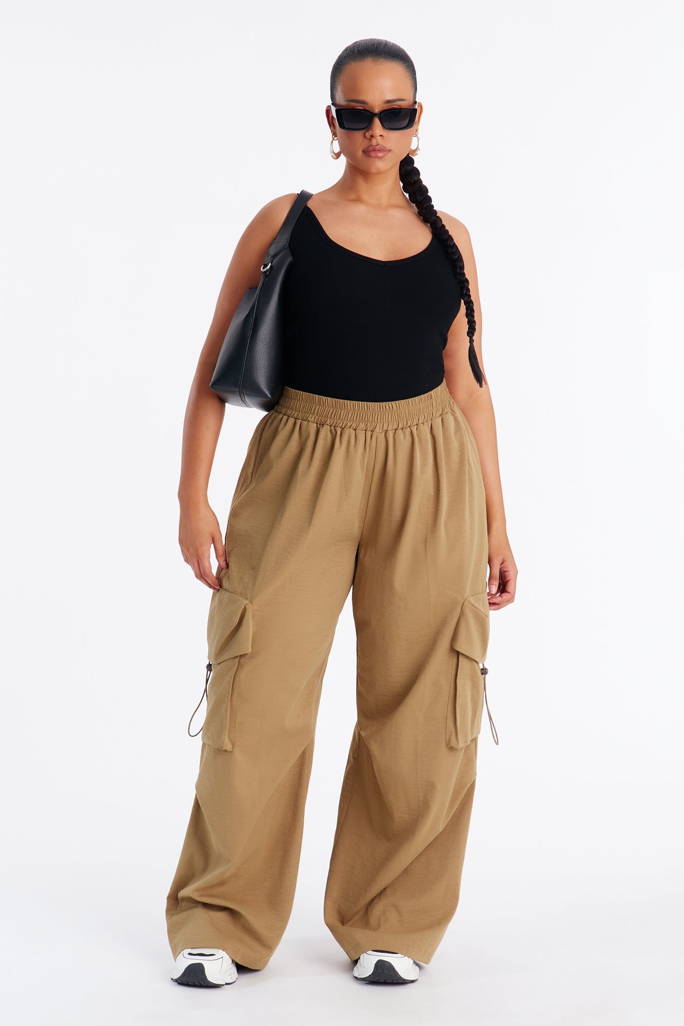 Coffee Break Wide Leg Pant 32″ - Olive