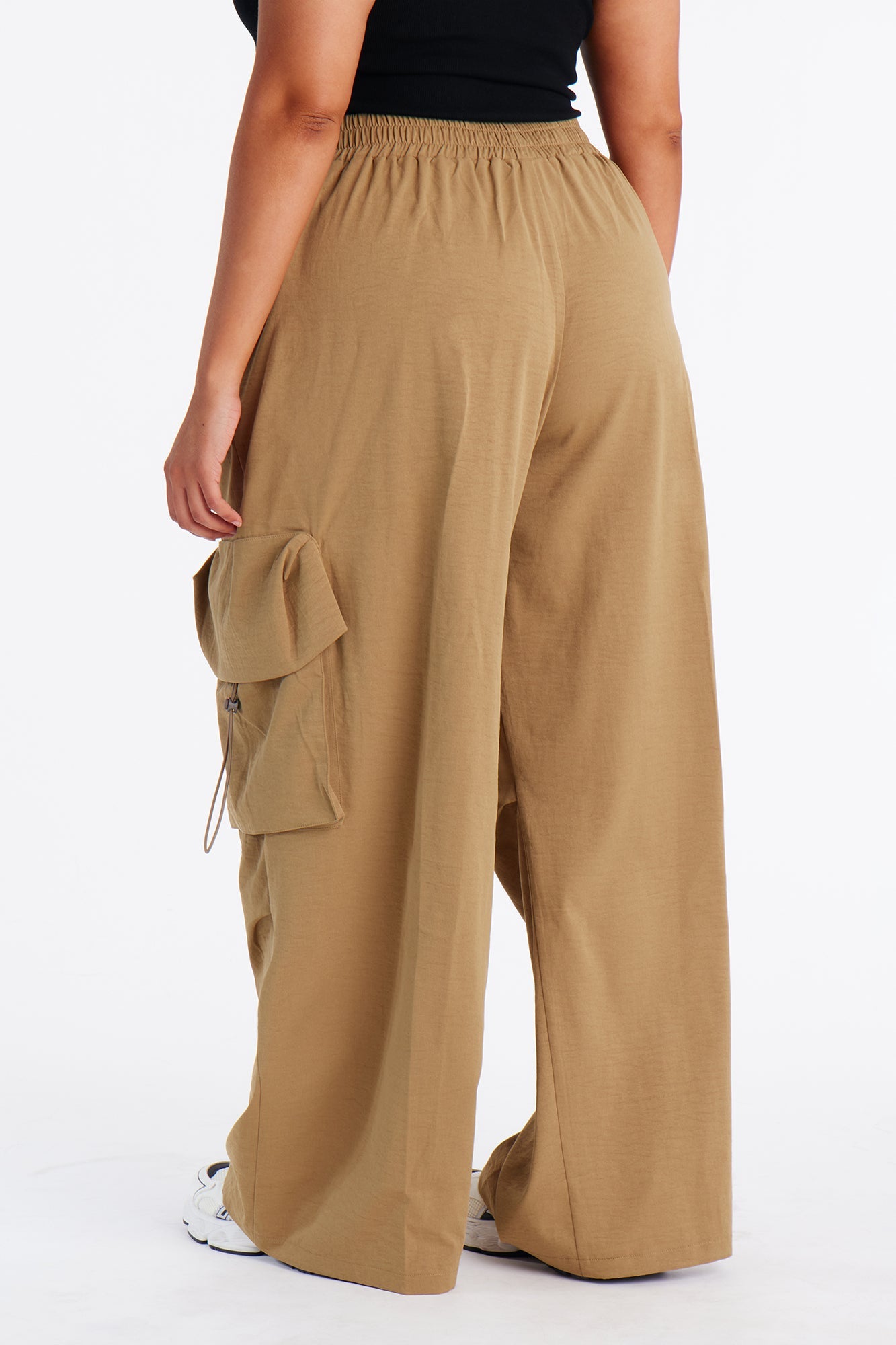 Coffee Break Wide Leg Pant 32″ - Olive