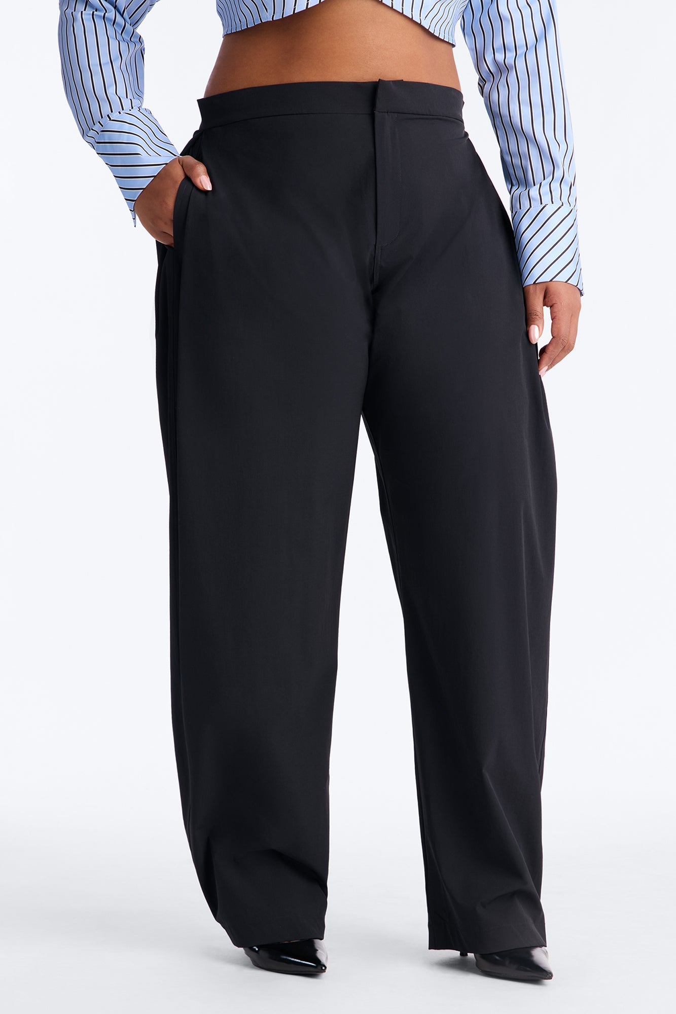 Easy Days Barell Windbreaker Pants - Black