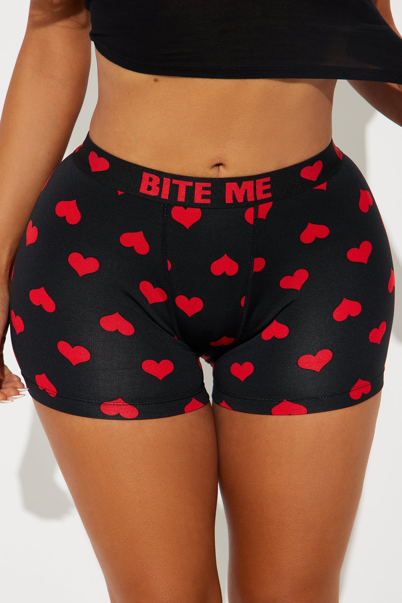 Sami Heart Breaker Boxer - Black/Red