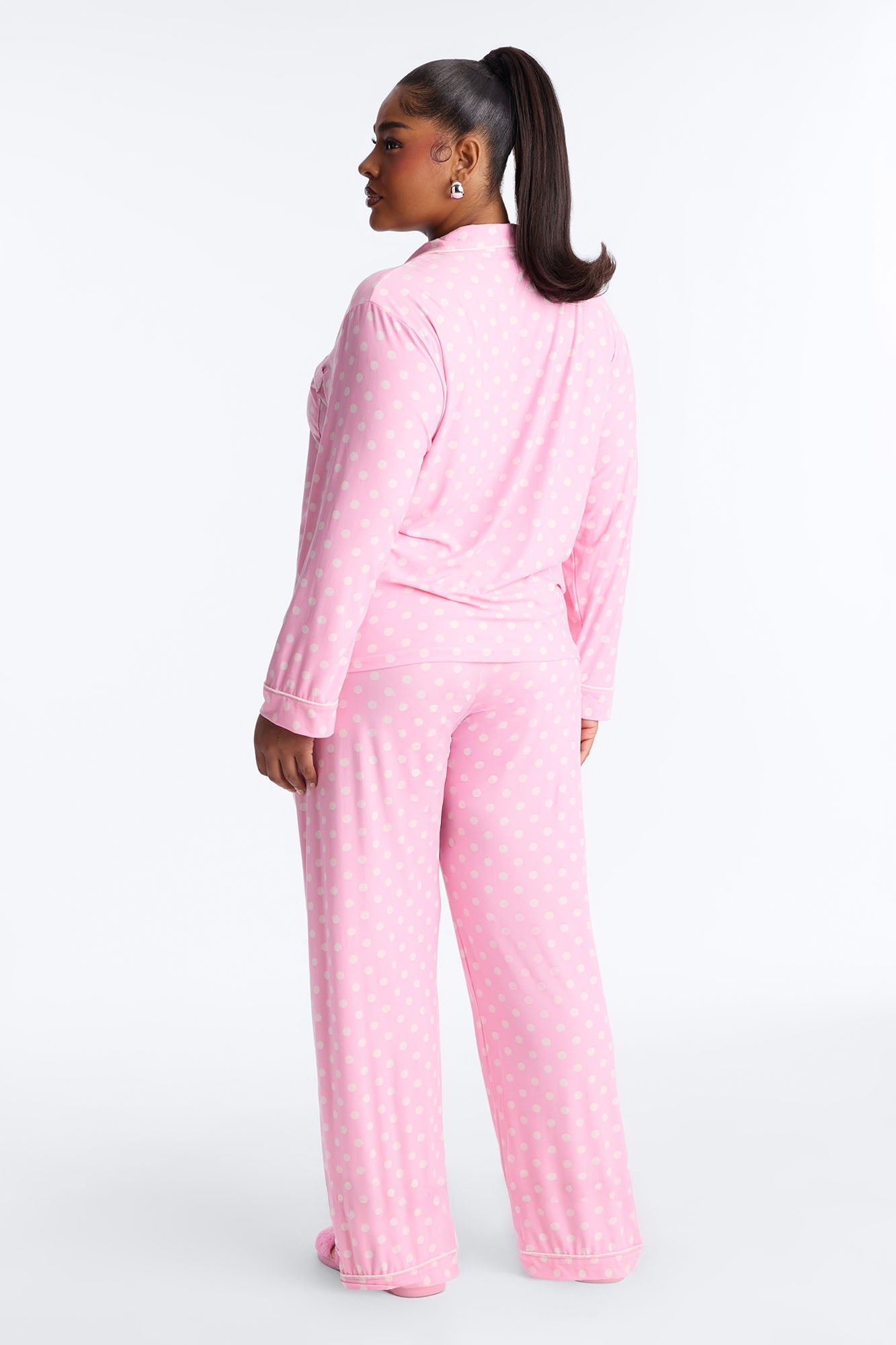Ready For Bedtime Long Sleeve PJ Pant Set - Pink