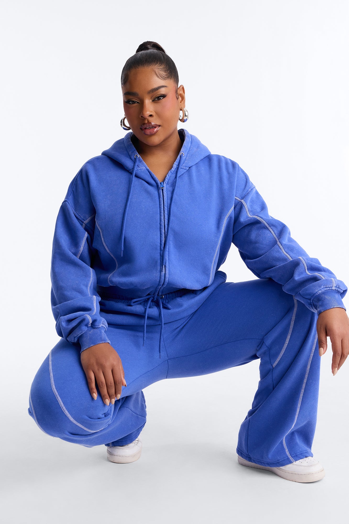 Norah Washed Lounge Pant - Blue