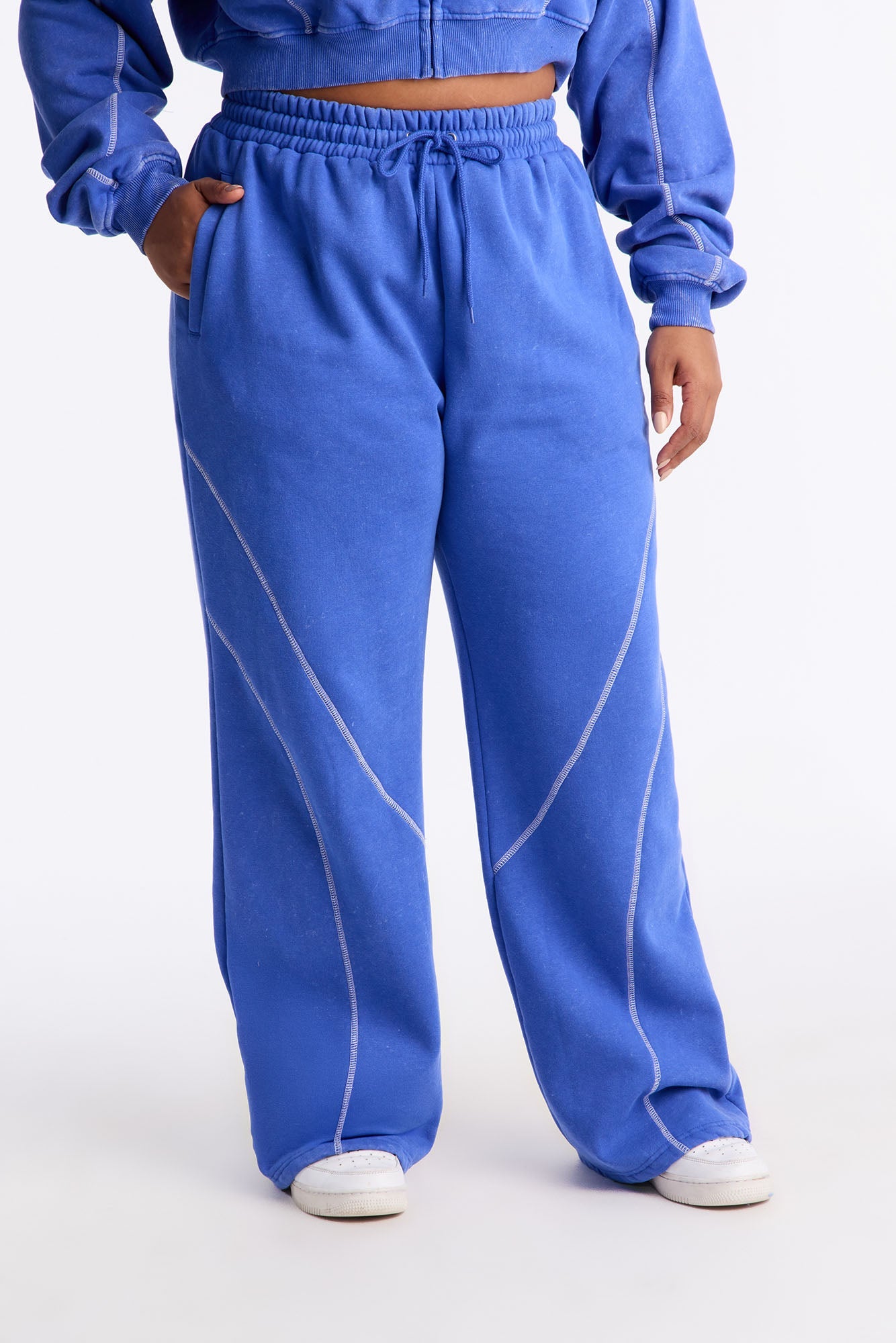 Norah Washed Lounge Pant - Blue
