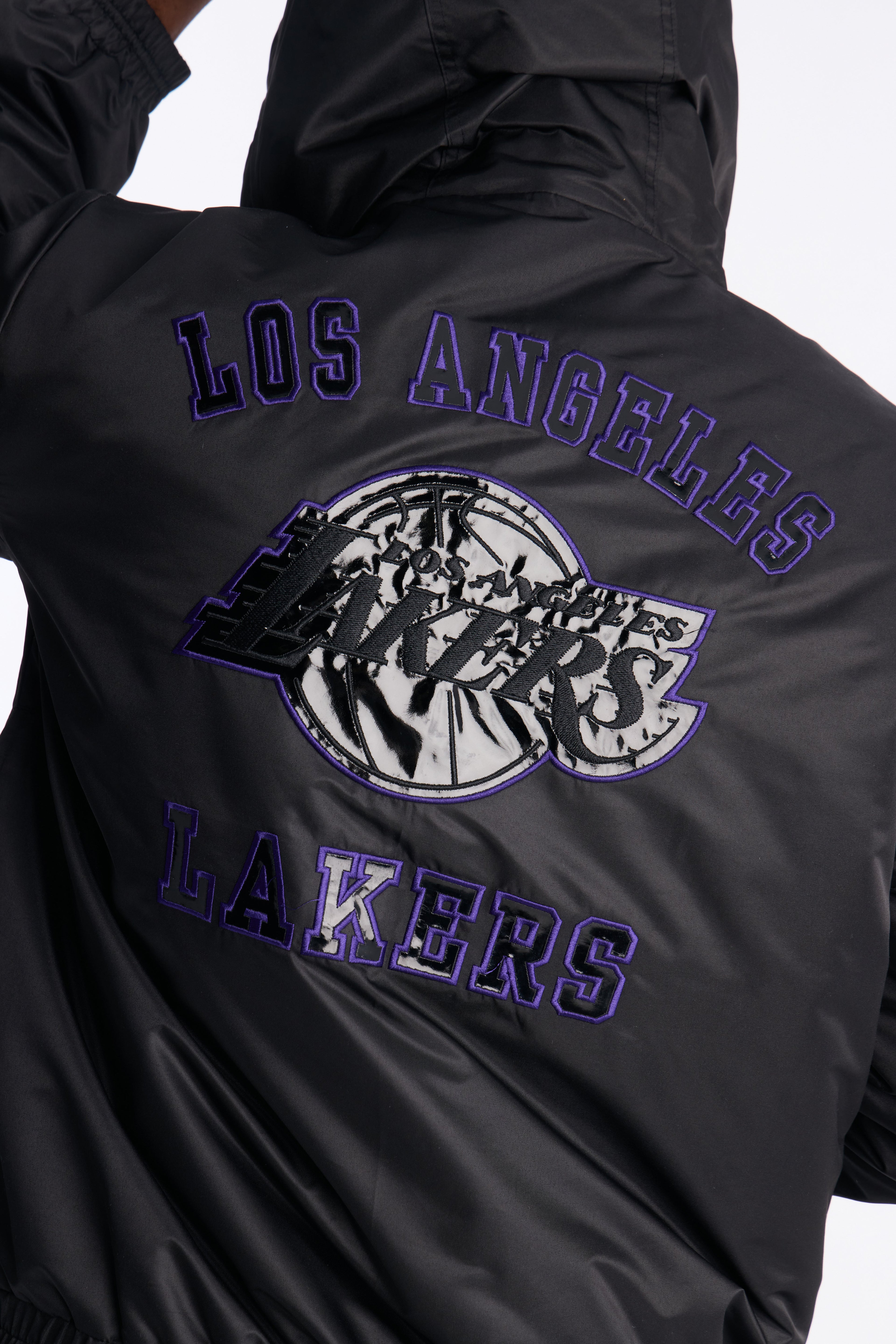 Lakers Black Out Jacket - Black