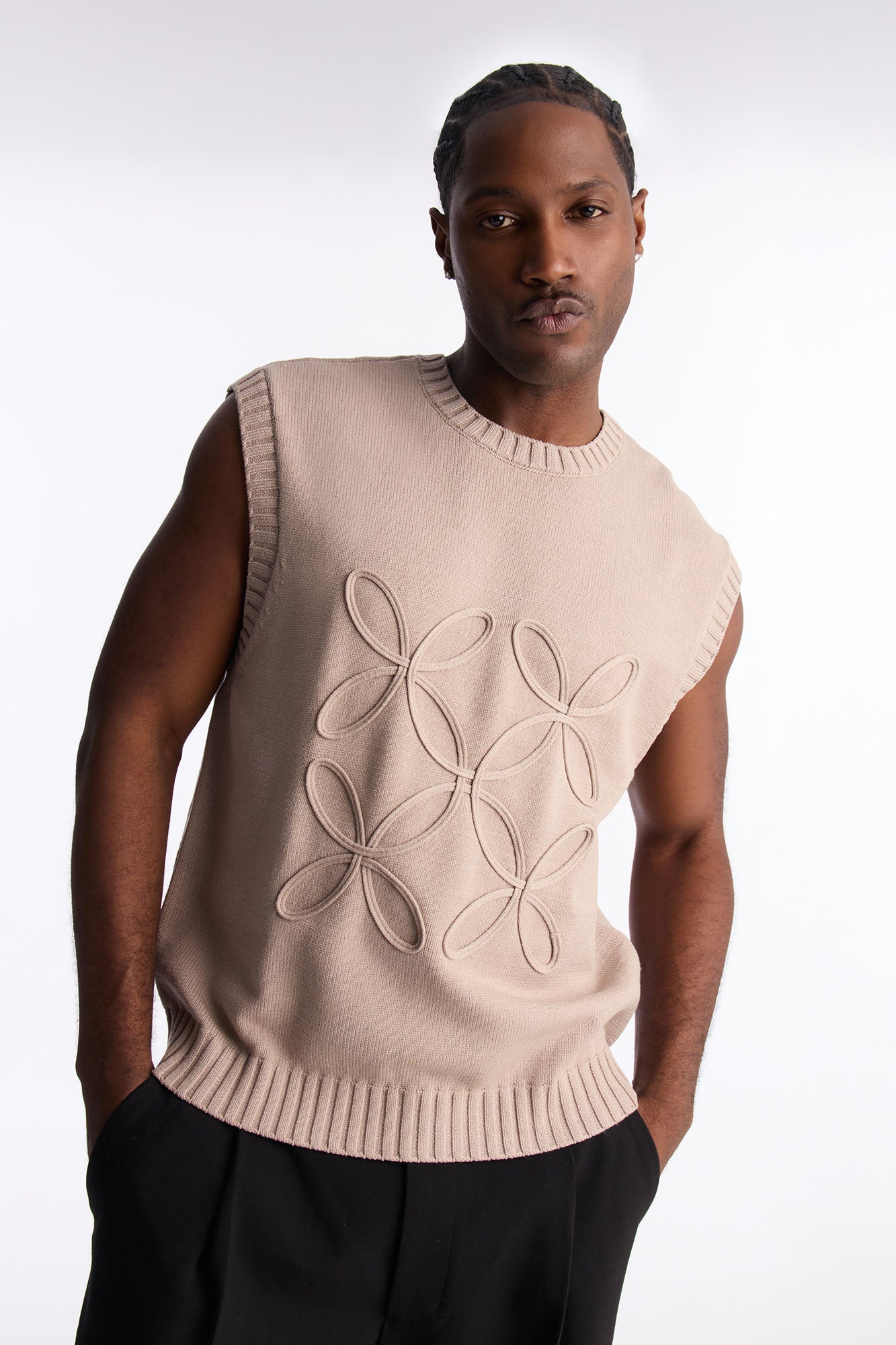 Soft Sands Sweater Vest - LightBrown