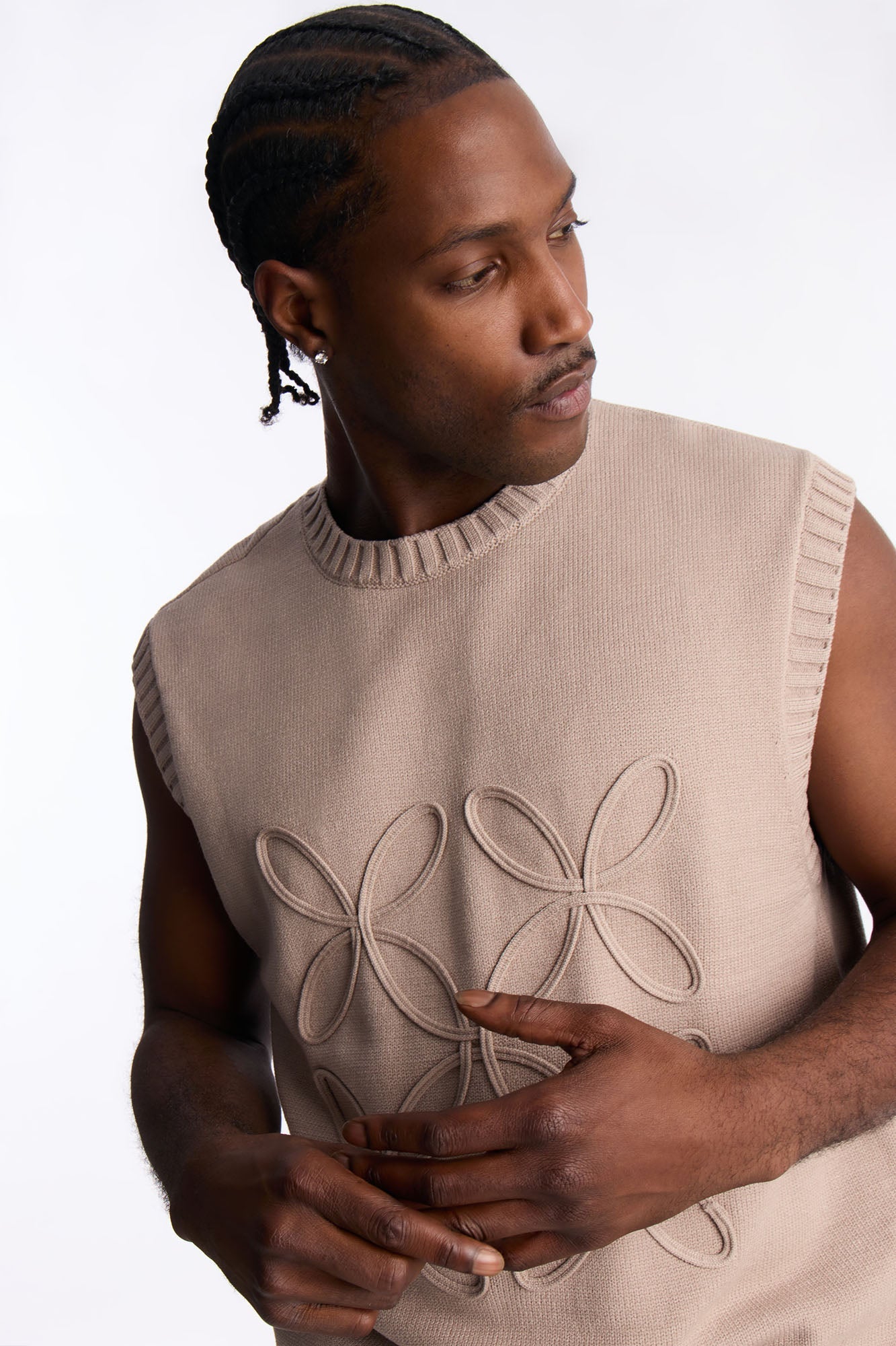 Soft Sands Sweater Vest - LightBrown