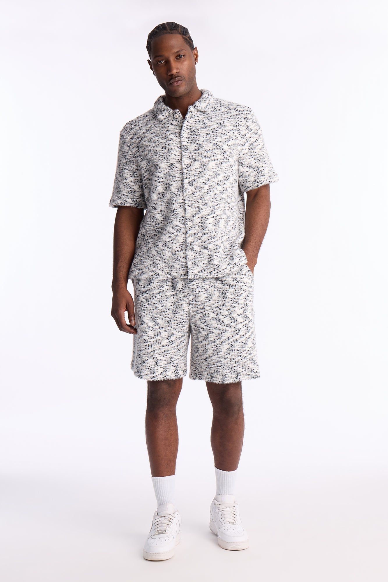 Montecito Textured Short - Black