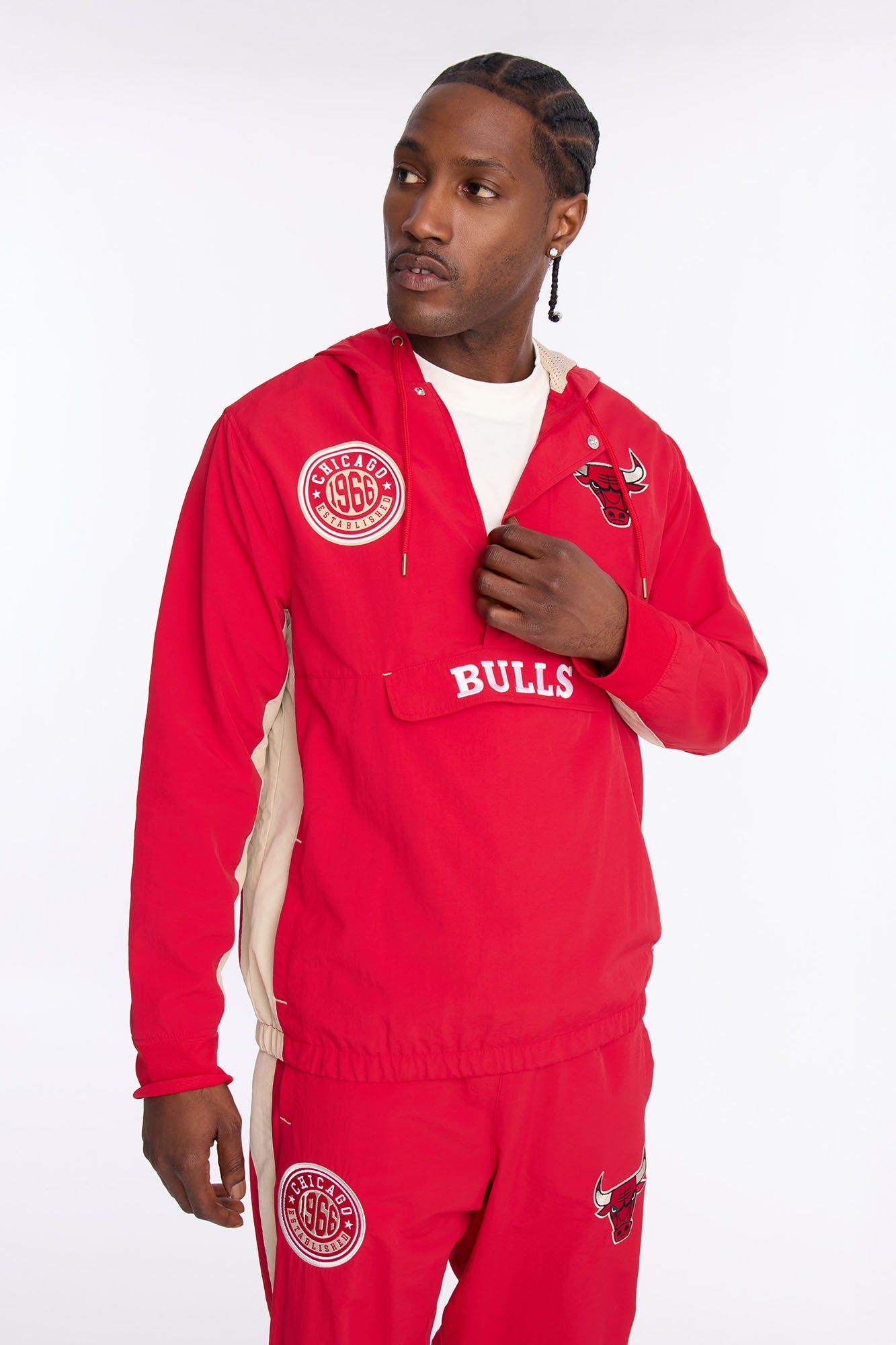 Bulls Bleacher Creature Jacket - Red