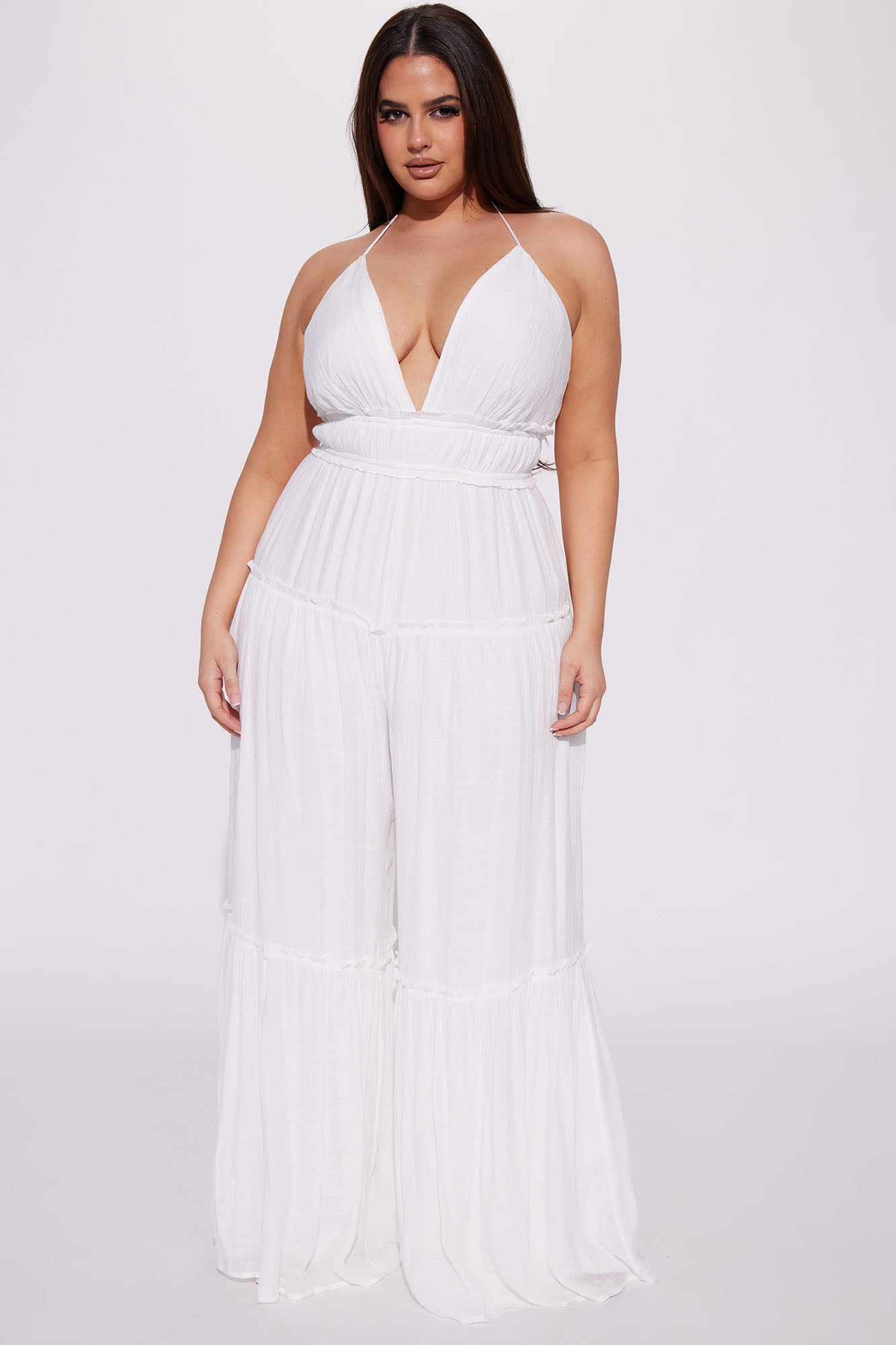 Gianna Gauze Jumpsuit - White