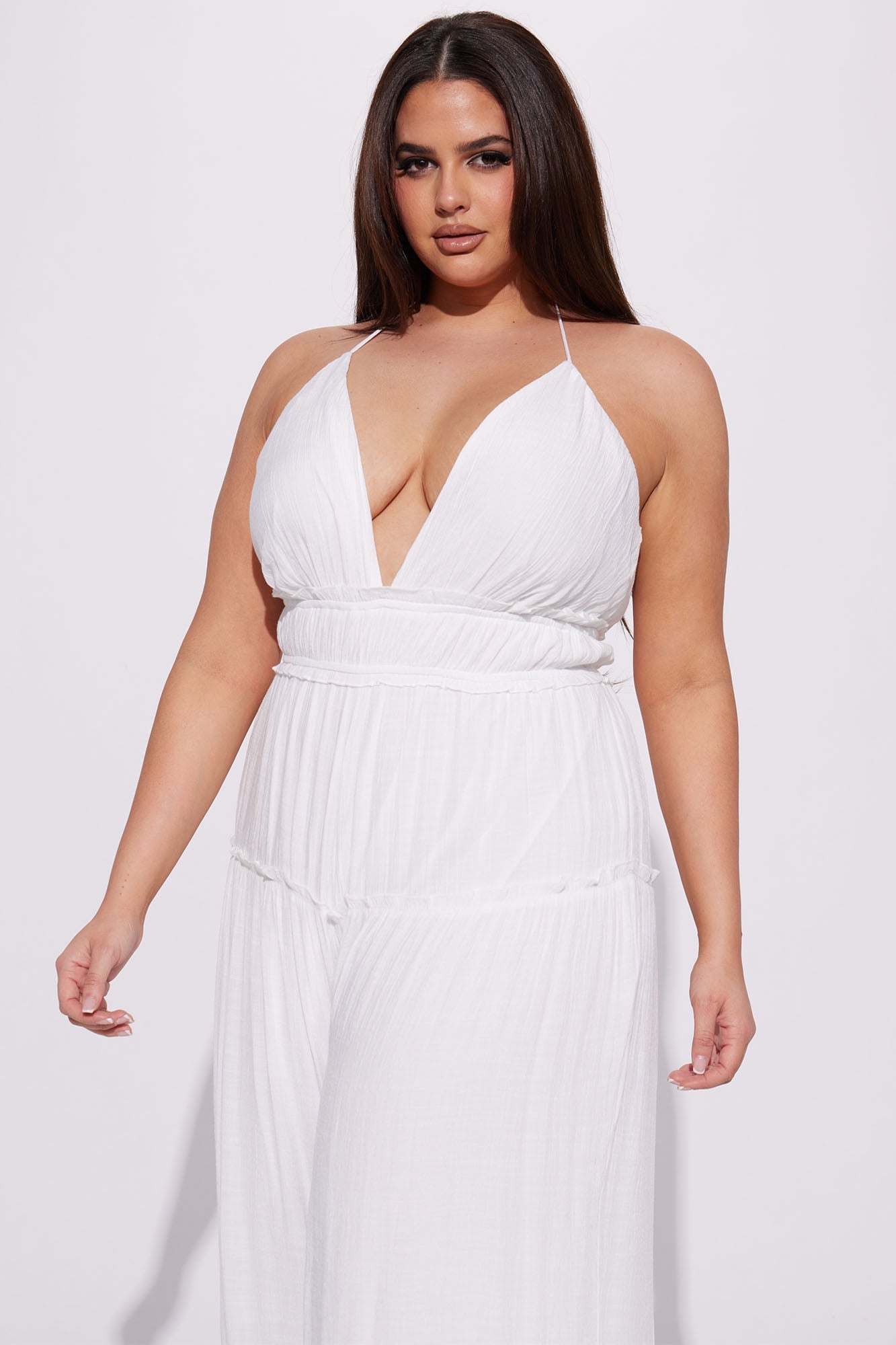 Gianna Gauze Jumpsuit - White