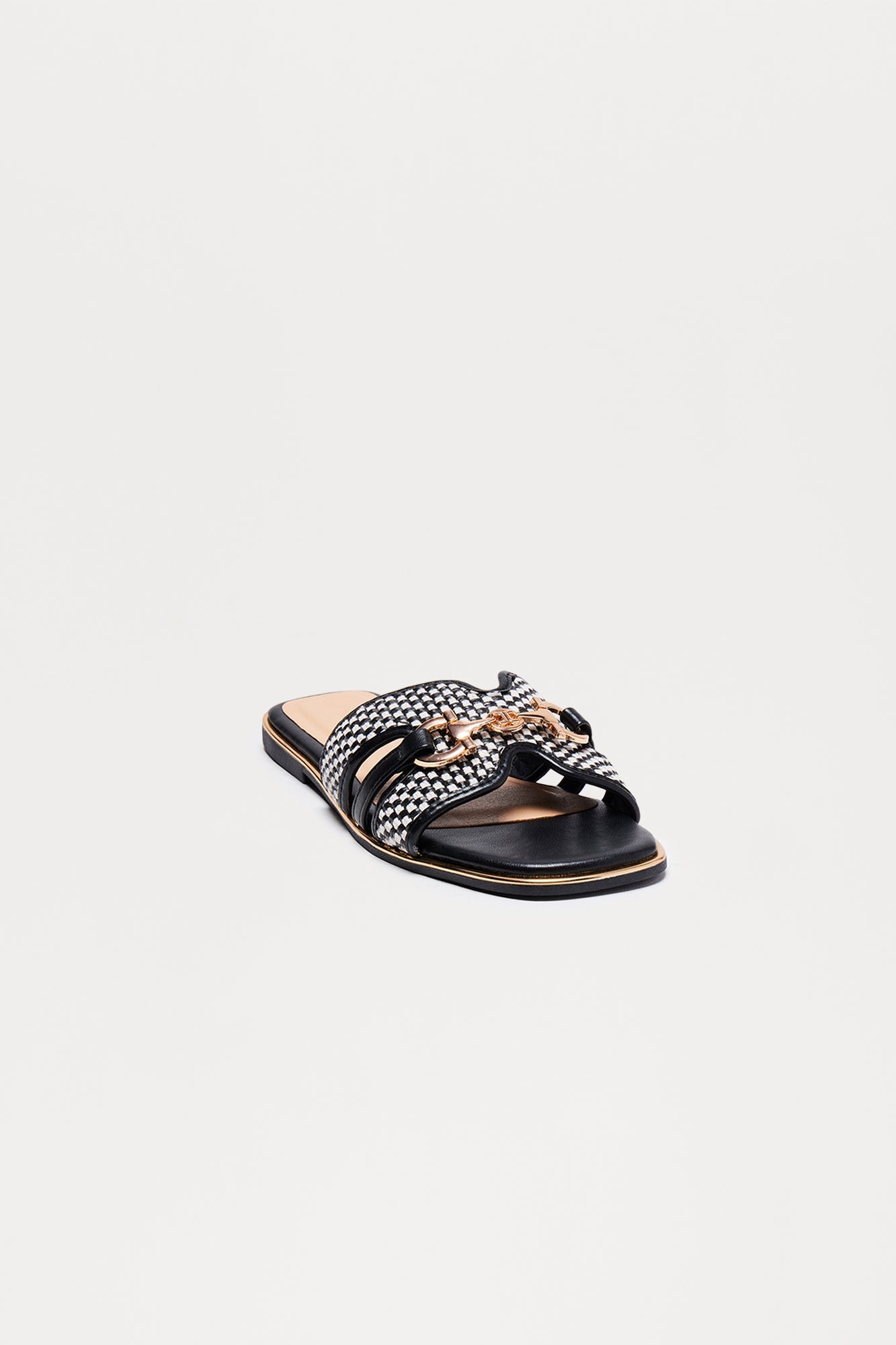 Kenneth Hardware Sandals - Black