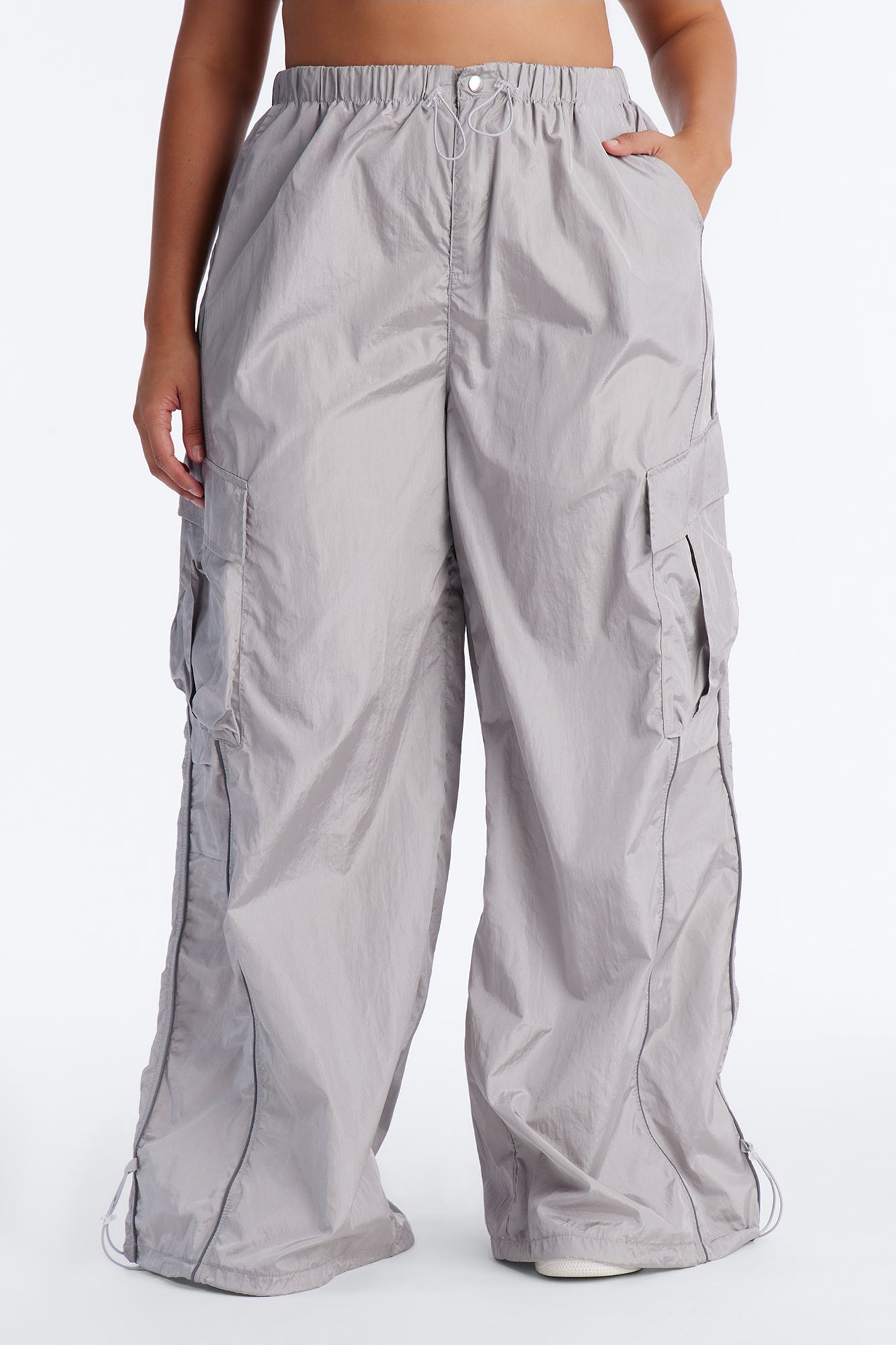 Life Of Leisure Windbreaker Joggers 30″ - Grey