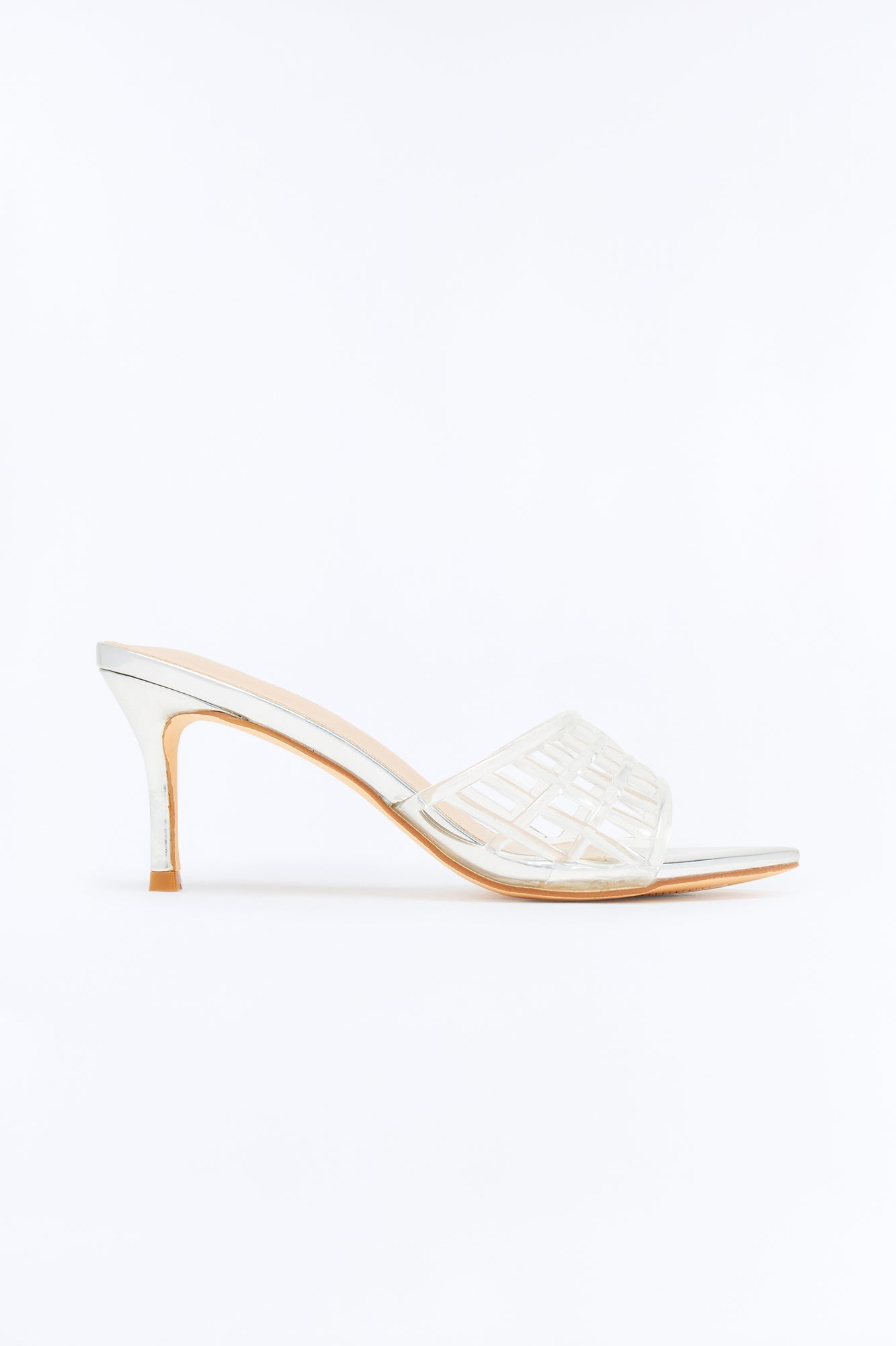 Sugar Jelly Strap Mules - Clear