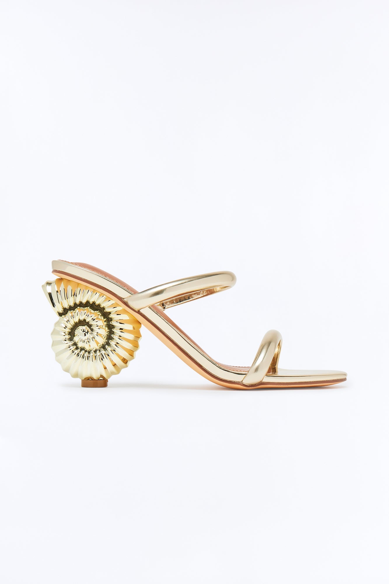 Polynesia Seashell Mules - Gold