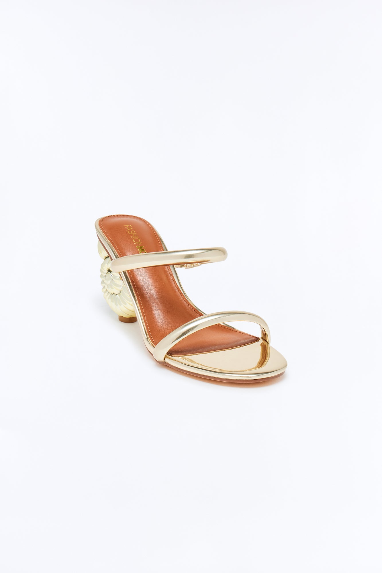 Polynesia Seashell Mules - Gold