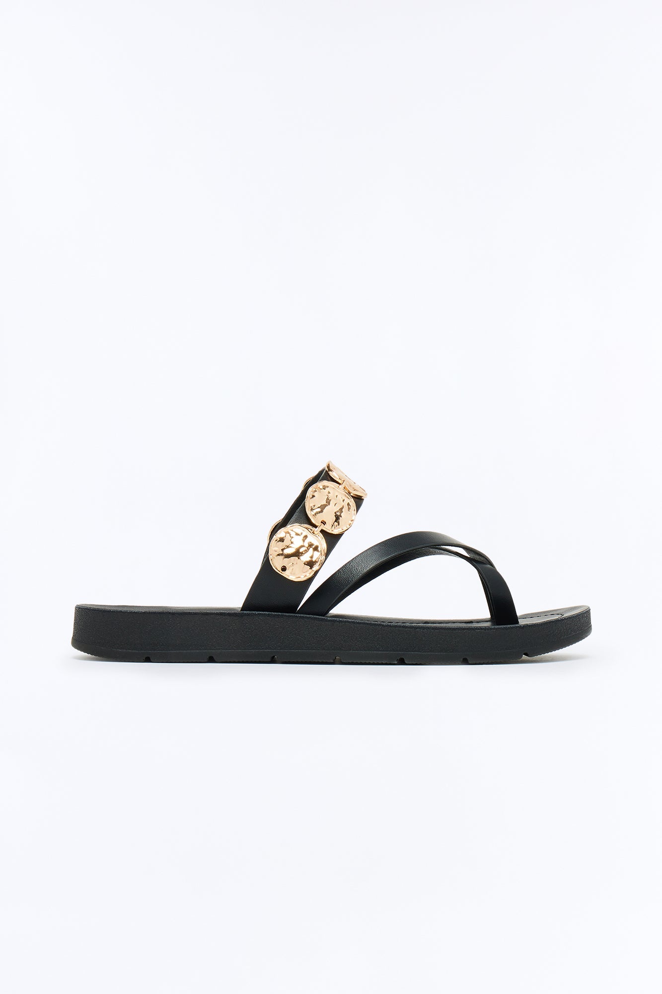 Karrie Hardware Sandals - Black
