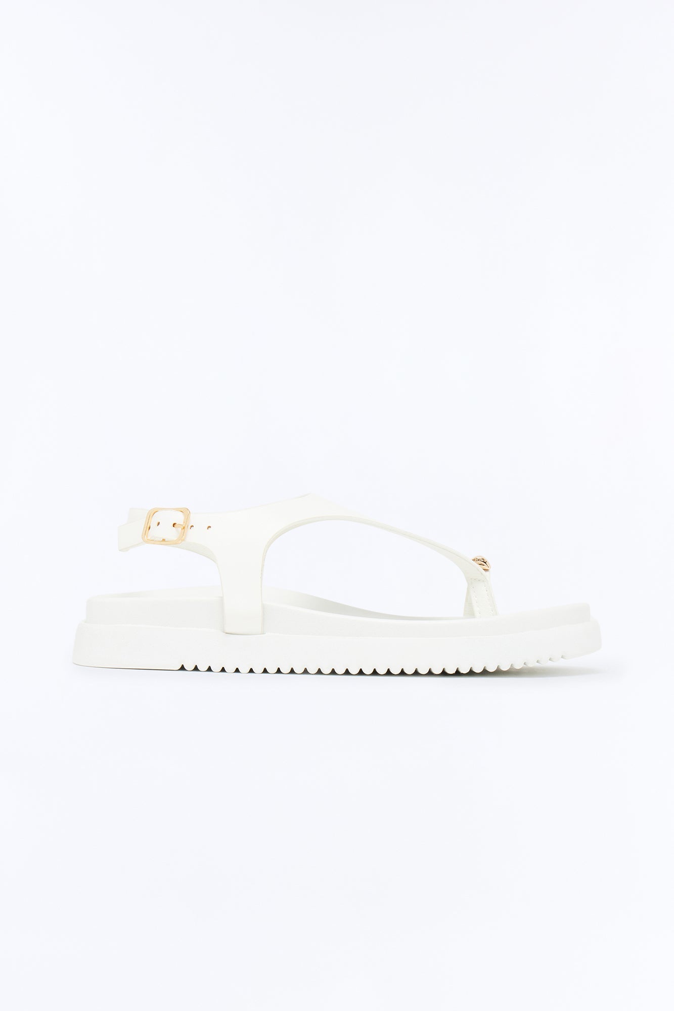 Gabbi Toe Ring Sandals - White