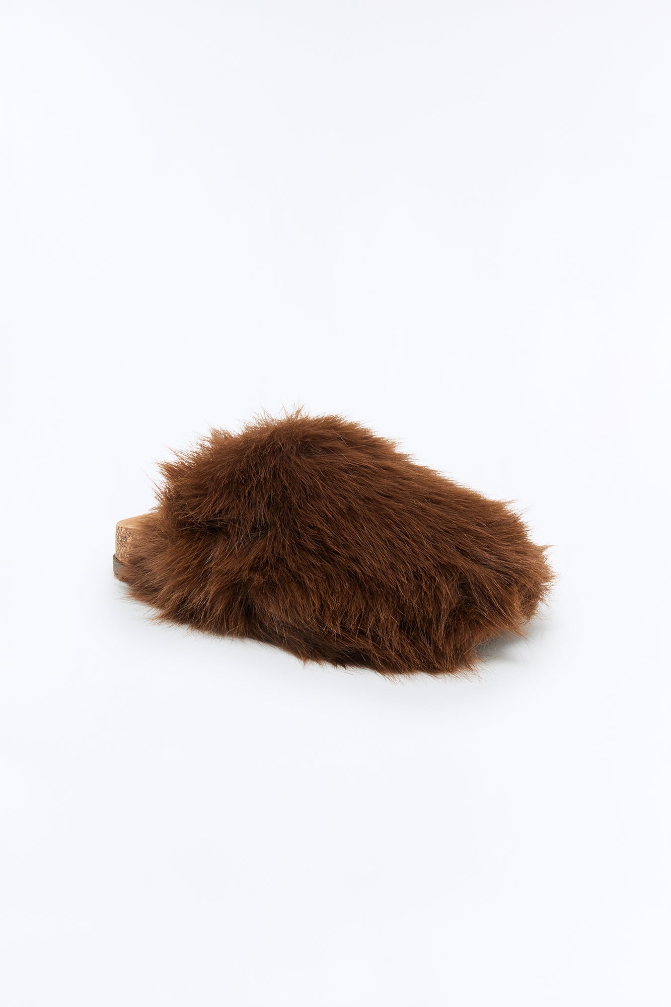 Moshi Faux Fur Flats - Brown