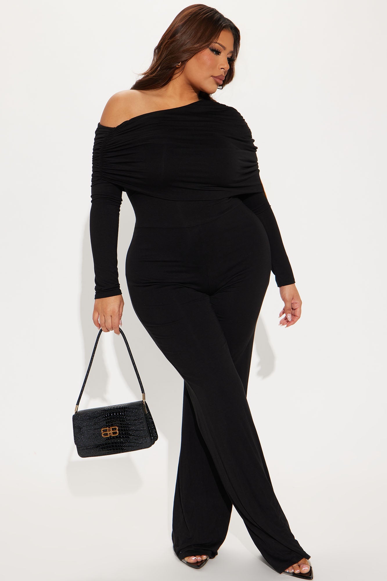 Getting To Know You Jumpsuit - Black