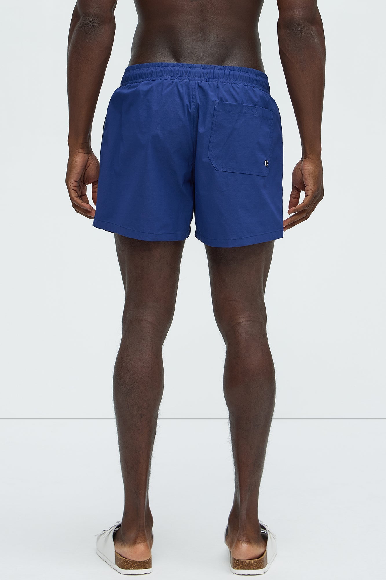 Montez Stretch Swim Trunk 4″ - Navy